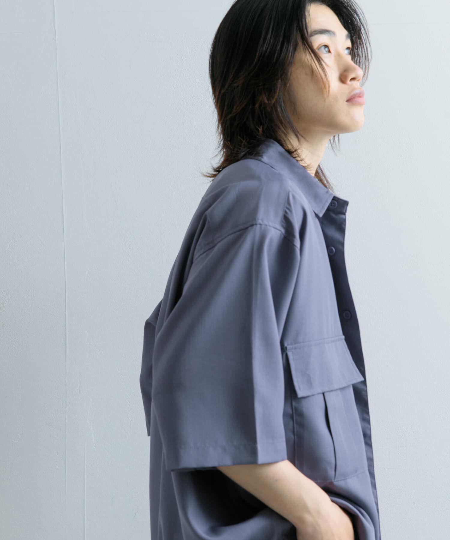 SENSE OF PLACE by URBAN RESEARCH「CPOサイドデザインルーズシャツ」|シャツ・ブラウス|