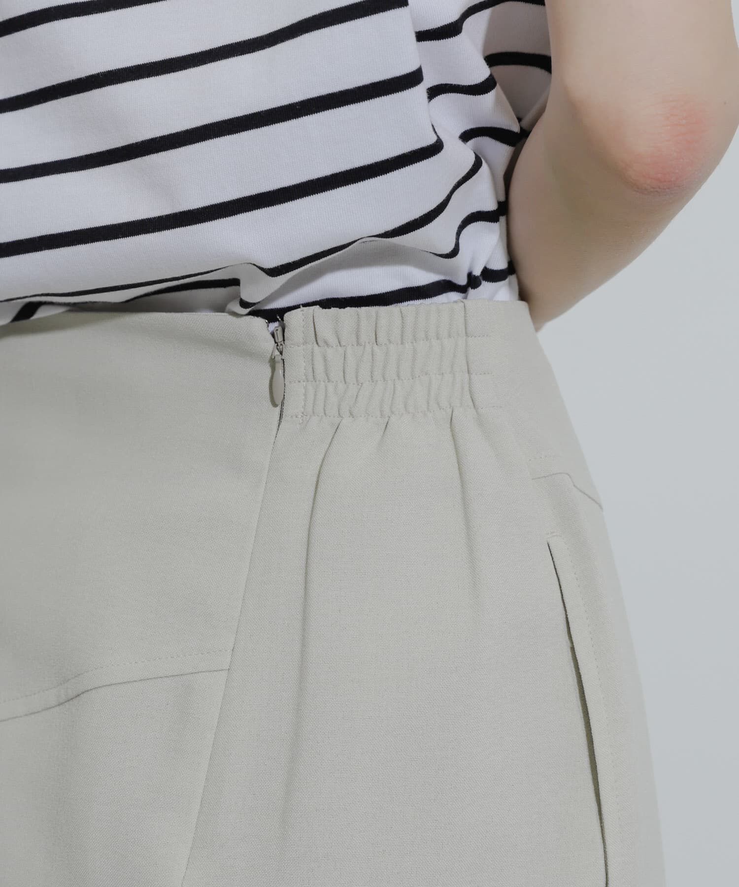 SENSE OF PLACE by URBAN RESEARCH「『UR TECH DRYLUXE』リネンライクアシンメトリースカート」|スカート|