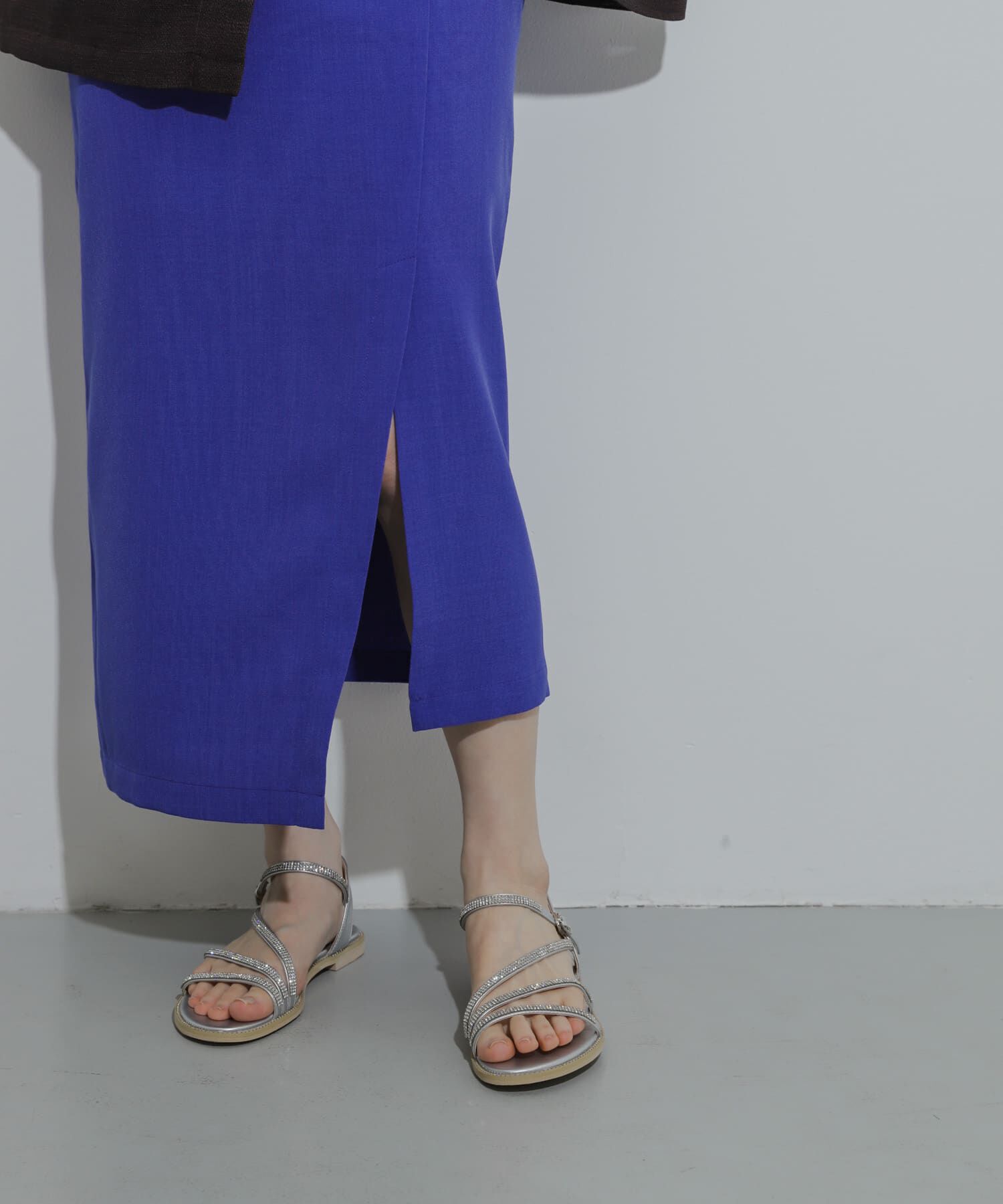 SENSE OF PLACE by URBAN RESEARCH「『UR TECH DRYLUXE』リネンライクアシンメトリースカート」|スカート|