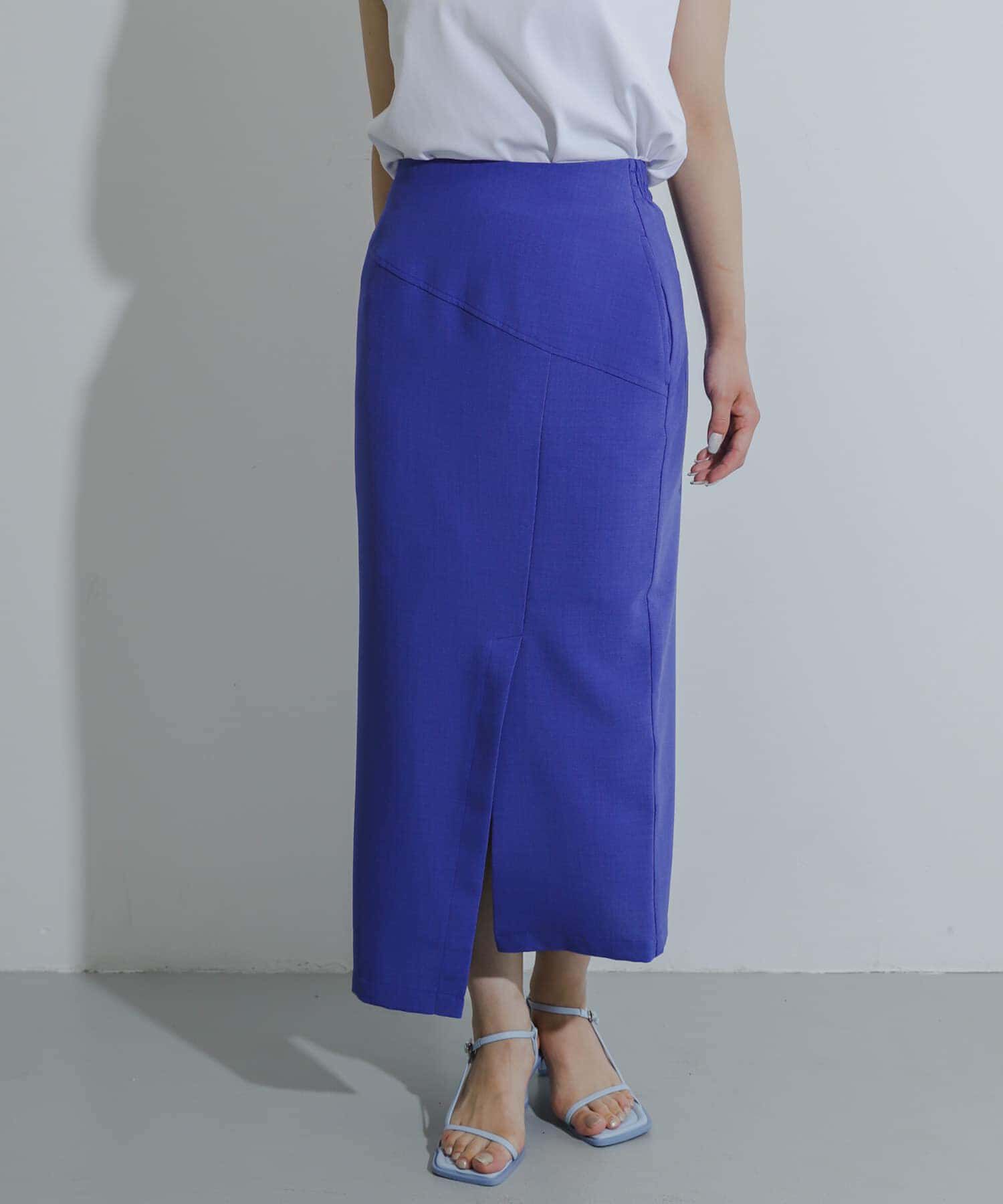 SENSE OF PLACE by URBAN RESEARCH「『UR TECH DRYLUXE』リネンライクアシンメトリースカート」|スカート|