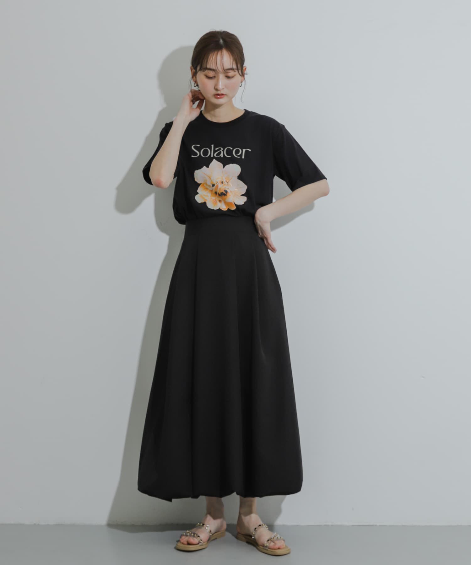 SENSE OF PLACE by URBAN RESEARCH「スタッズフラットサンダル」|サンダル|