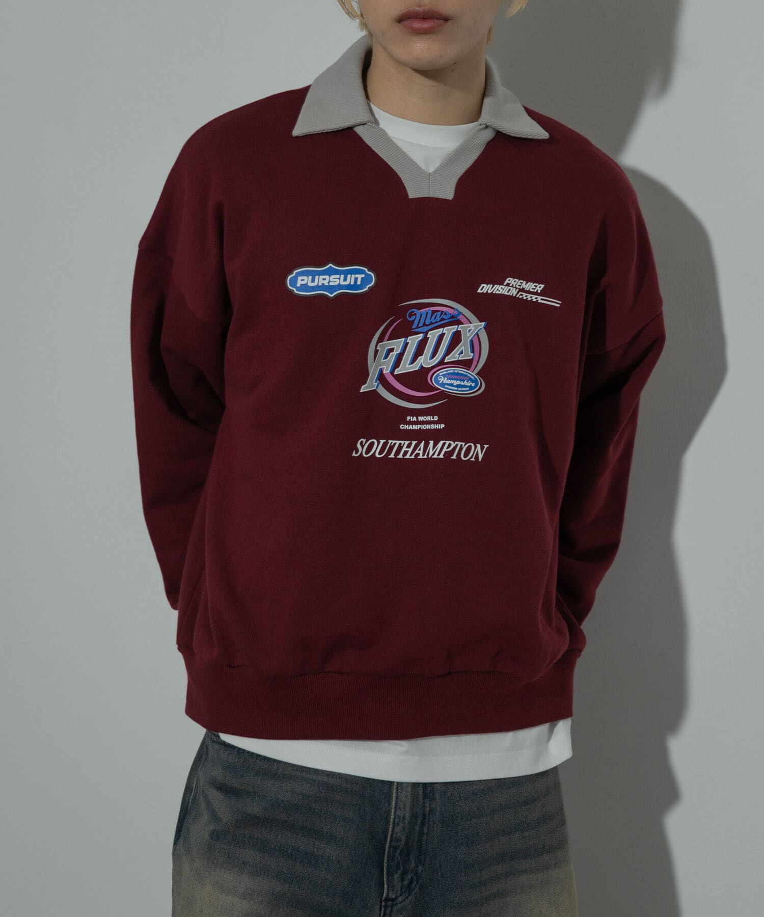 SENSE OF PLACE by URBAN RESEARCH「Game Graphic Long-Sleeve Sweat」|スウェット・ジャージ|