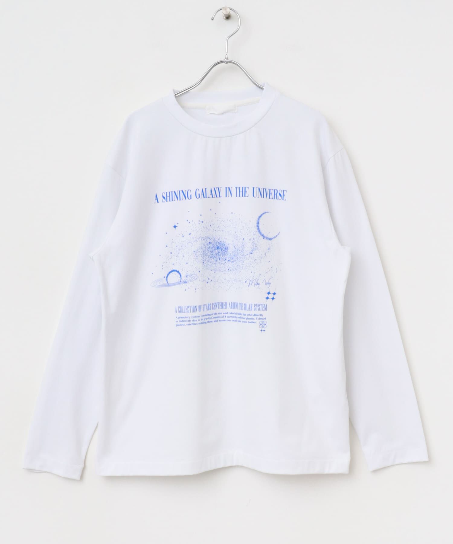 SENSE OF PLACE by URBAN RESEARCH「Galaxy Graphic Long-Sleeve T-shirts」|Tシャツ・カットソー|