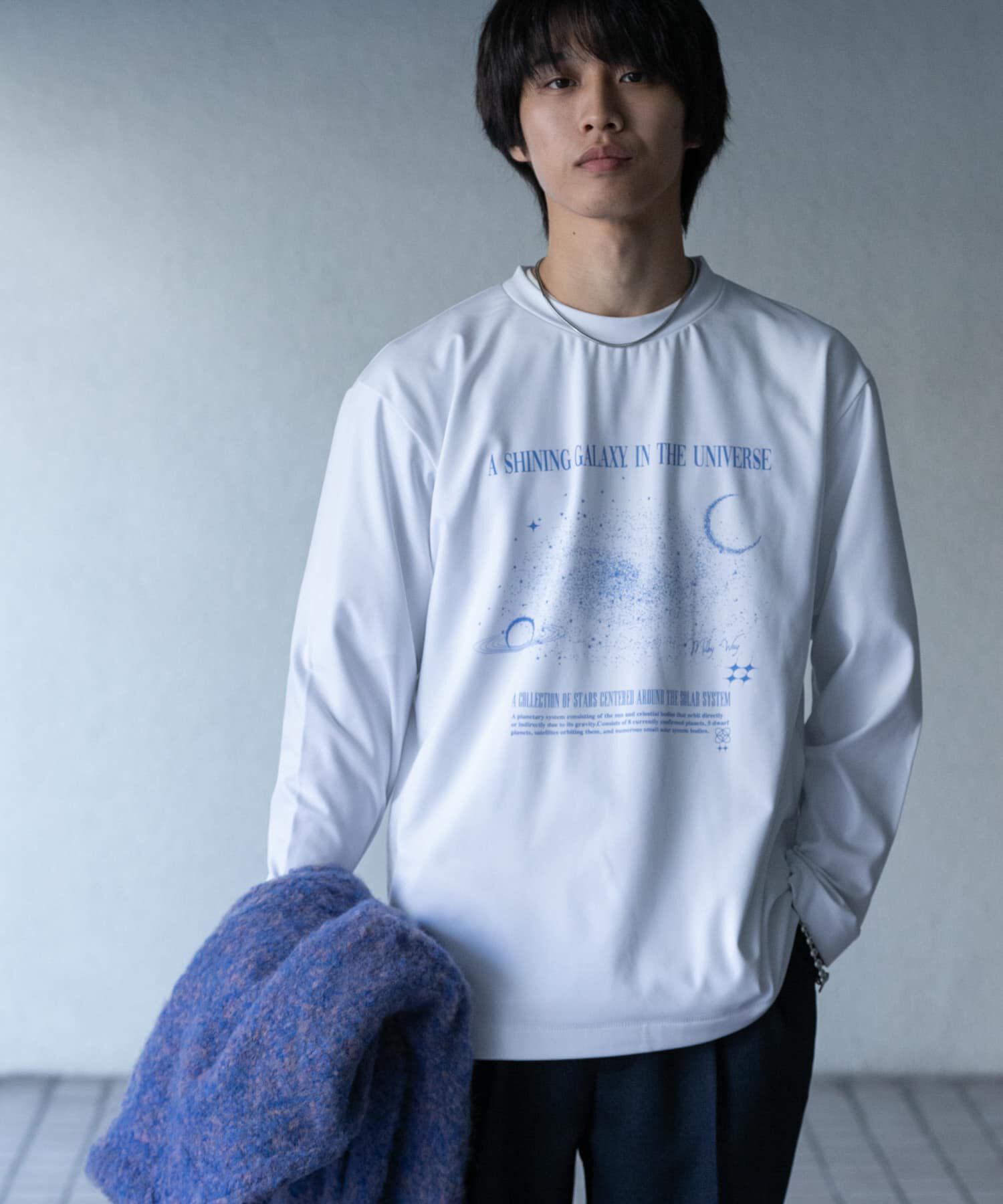 SENSE OF PLACE by URBAN RESEARCH「Galaxy Graphic Long-Sleeve T-shirts」|Tシャツ・カットソー|