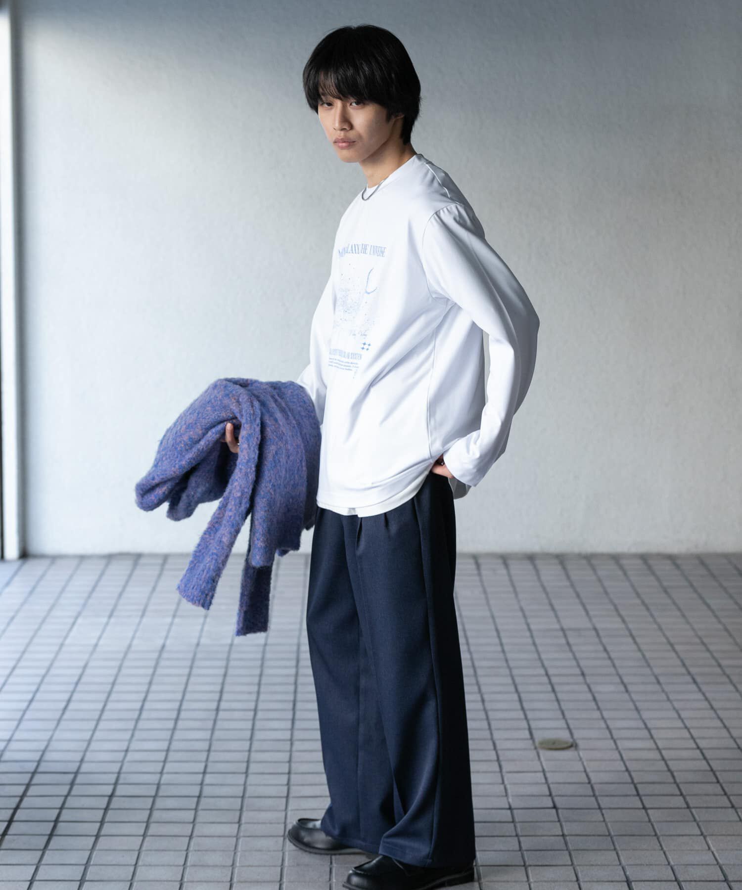 SENSE OF PLACE by URBAN RESEARCH「Galaxy Graphic Long-Sleeve T-shirts」|Tシャツ・カットソー|