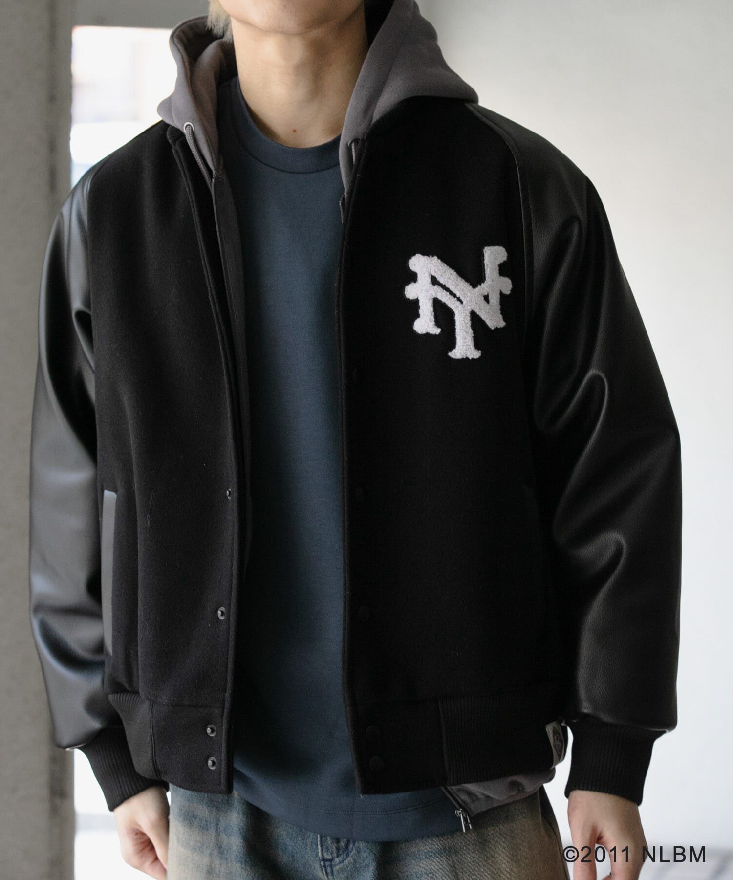 SENSE OF PLACE by URBAN RESEARCH「Negro Leagues　スタジャン」|ブルゾン・スタジャン|