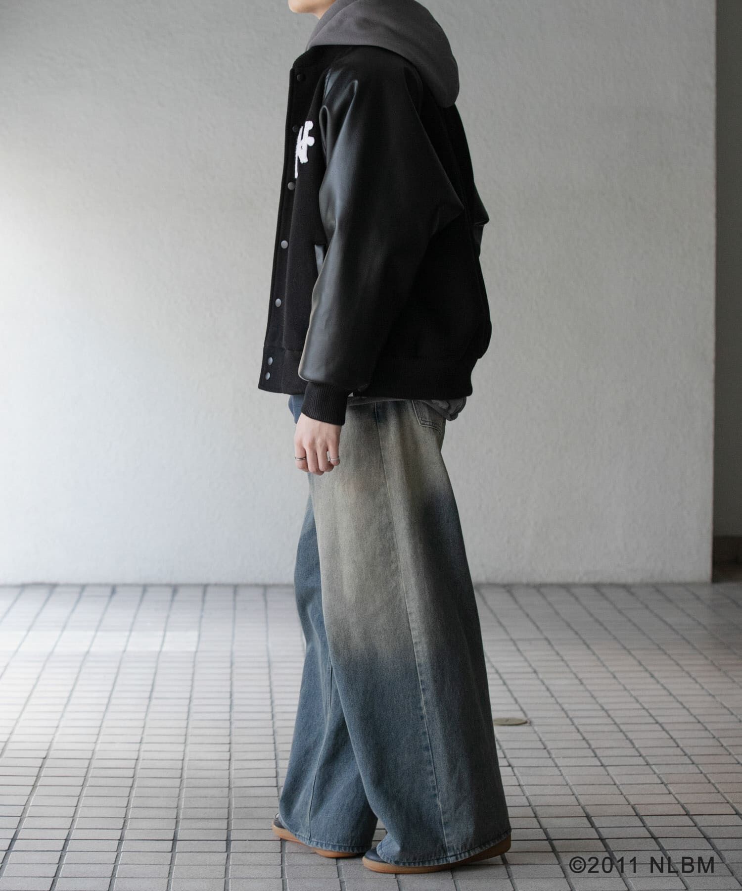 SENSE OF PLACE by URBAN RESEARCH「Negro Leagues　スタジャン」|ブルゾン・スタジャン|