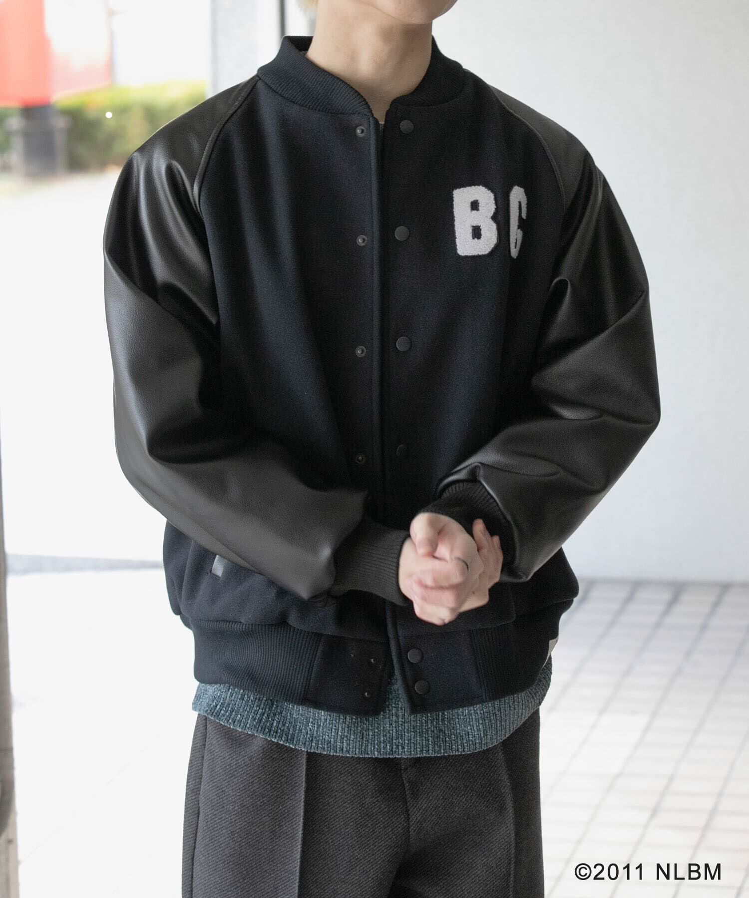 SENSE OF PLACE by URBAN RESEARCH「Negro Leagues　スタジャン」|ブルゾン・スタジャン|