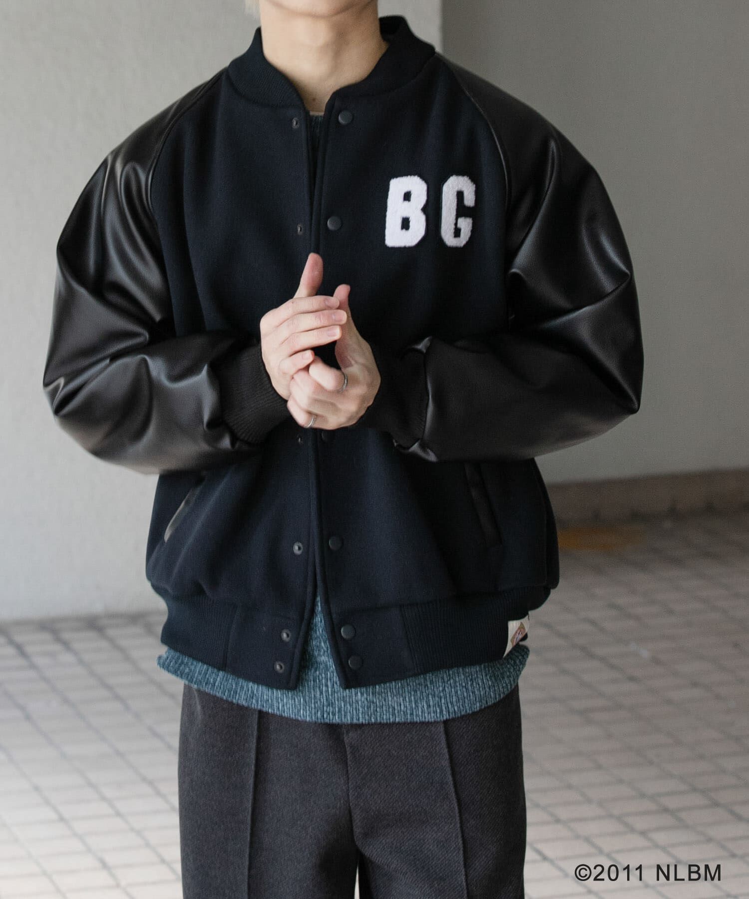 SENSE OF PLACE by URBAN RESEARCH「Negro Leagues　スタジャン」|ブルゾン・スタジャン|