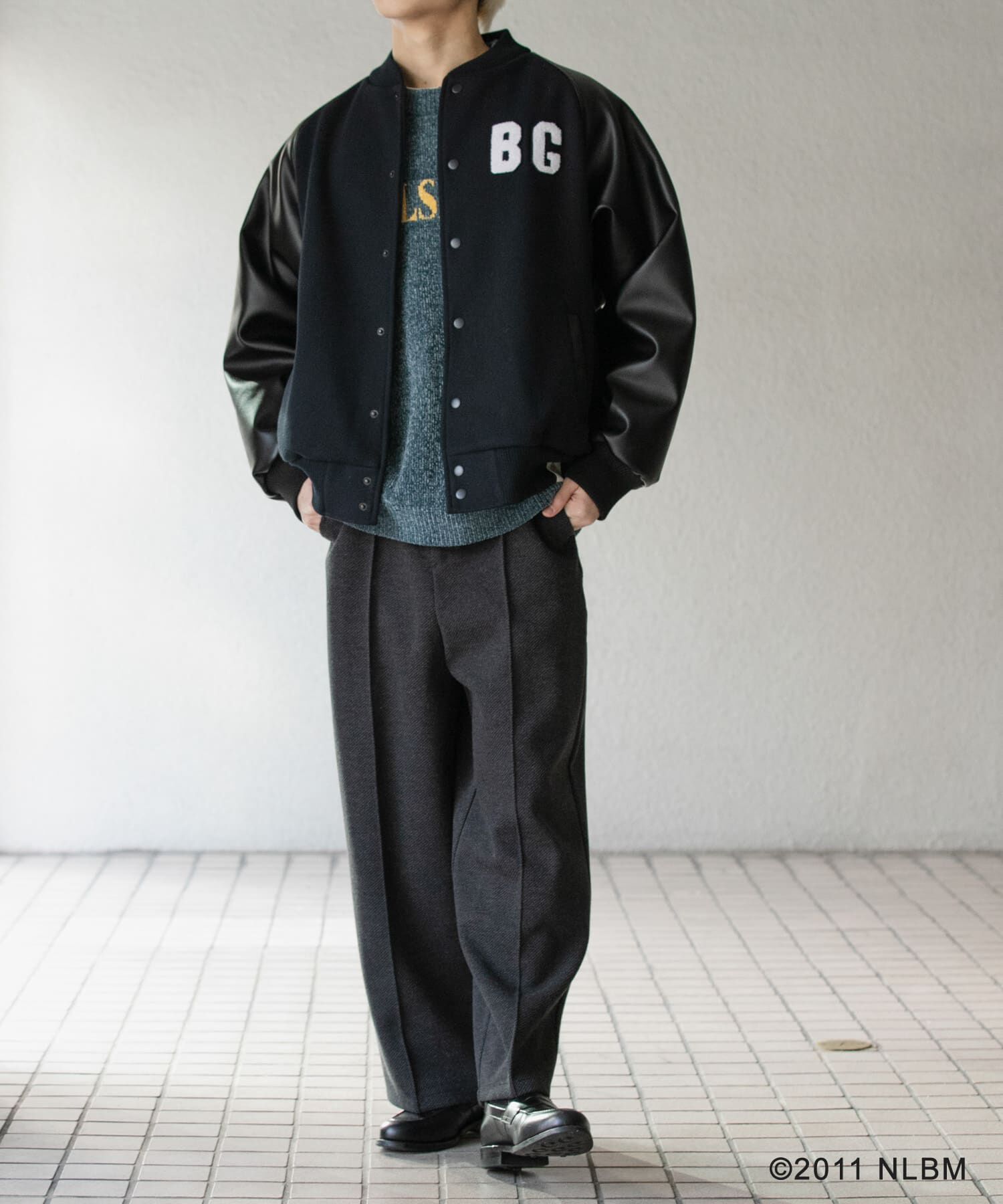 SENSE OF PLACE by URBAN RESEARCH「Negro Leagues　スタジャン」|ブルゾン・スタジャン|