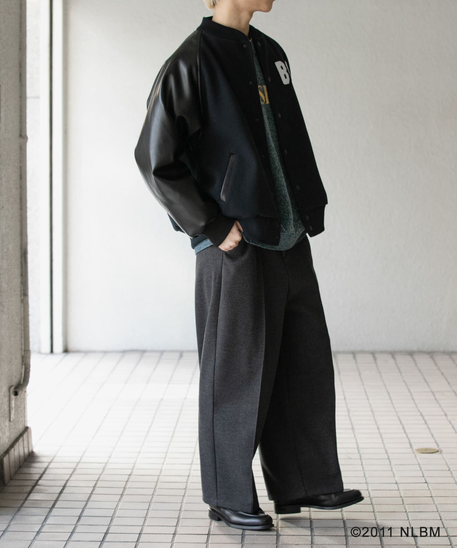 SENSE OF PLACE by URBAN RESEARCH「Negro Leagues　スタジャン」|ブルゾン・スタジャン|