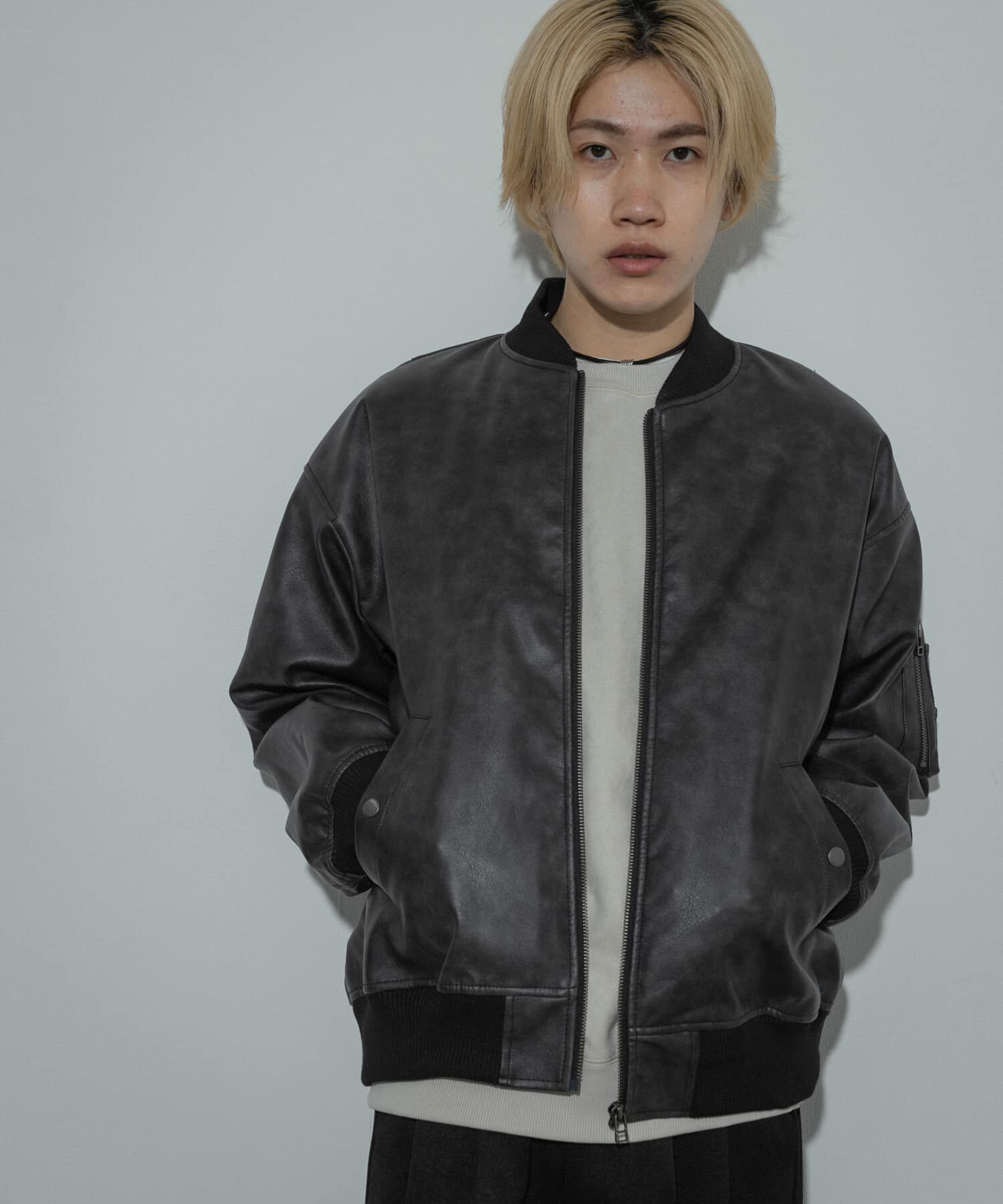 SENSE OF PLACE by URBAN RESEARCH「ヴィンテージライクMA-1」|ブルゾン・スタジャン|