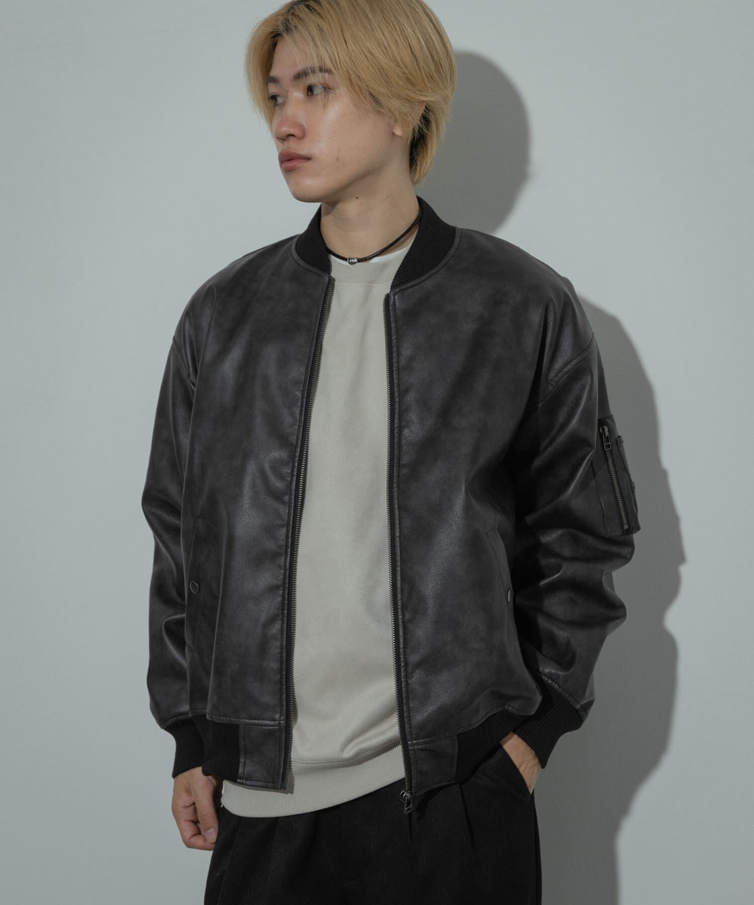 SENSE OF PLACE by URBAN RESEARCH「ヴィンテージライクMA-1」|ブルゾン・スタジャン|