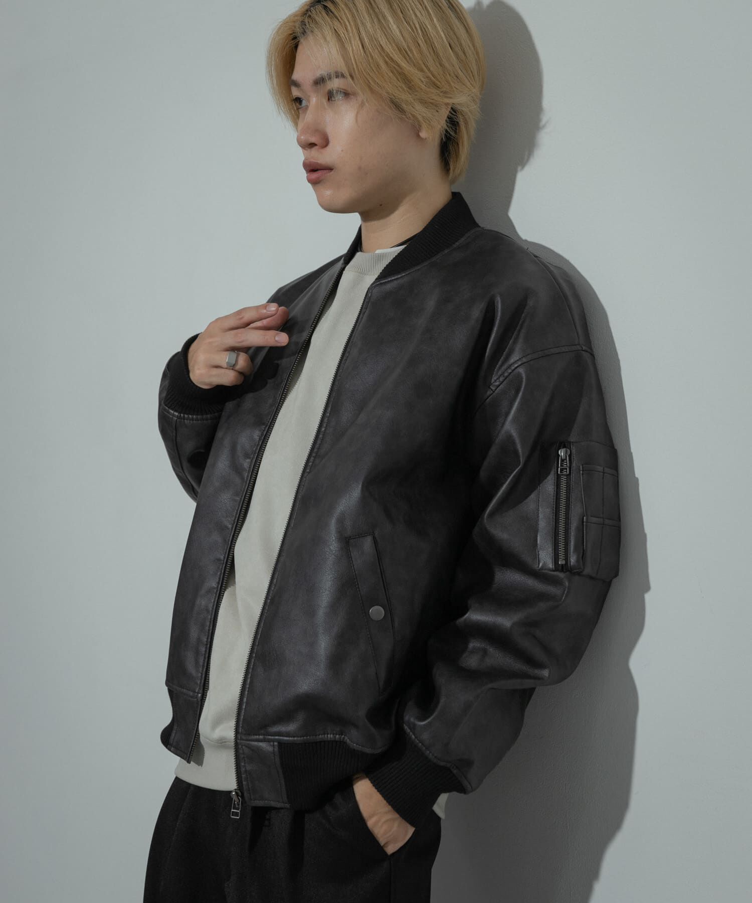 SENSE OF PLACE by URBAN RESEARCH「ヴィンテージライクMA-1」|ブルゾン・スタジャン|