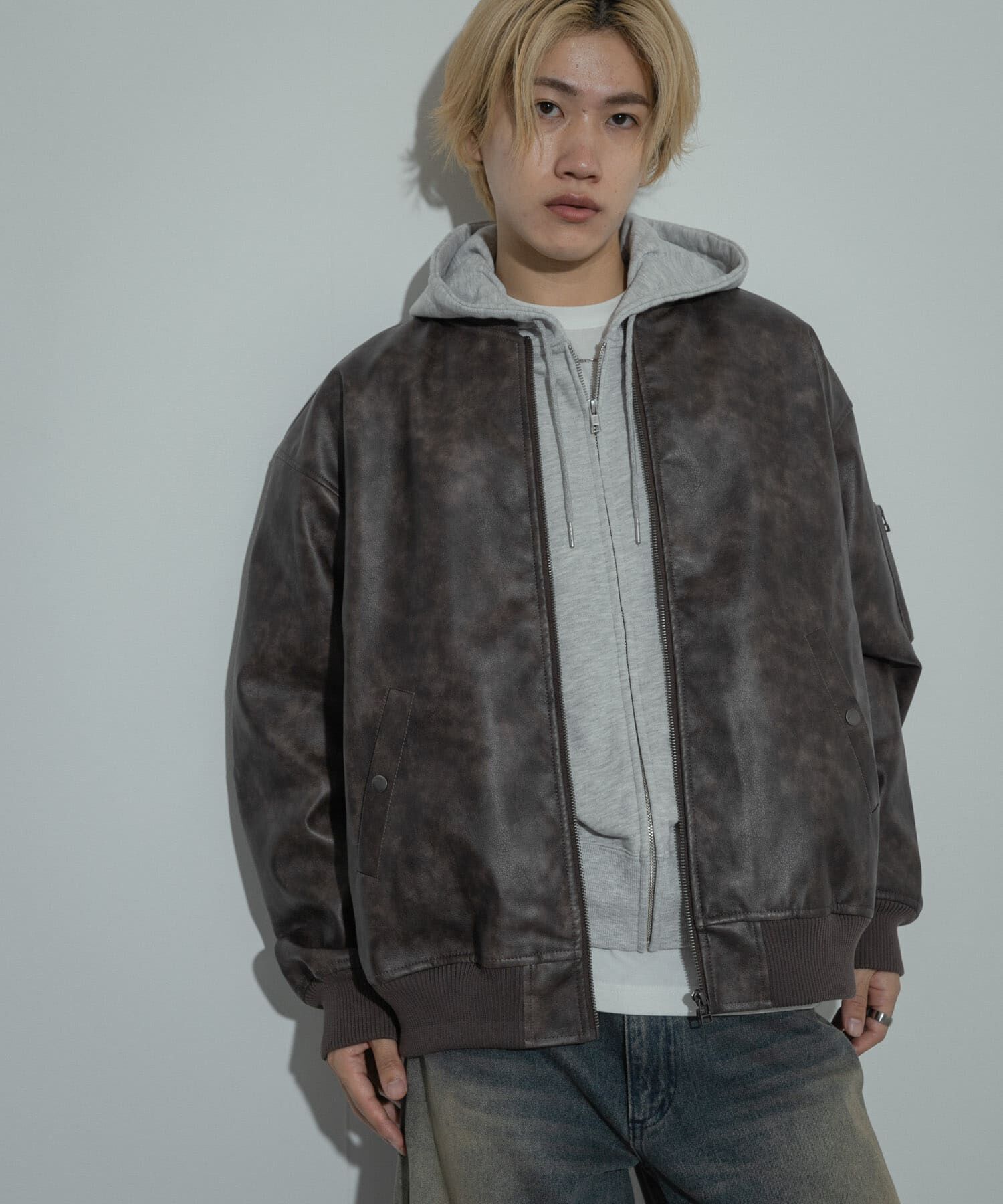 SENSE OF PLACE by URBAN RESEARCH「ヴィンテージライクMA-1」|ブルゾン・スタジャン|