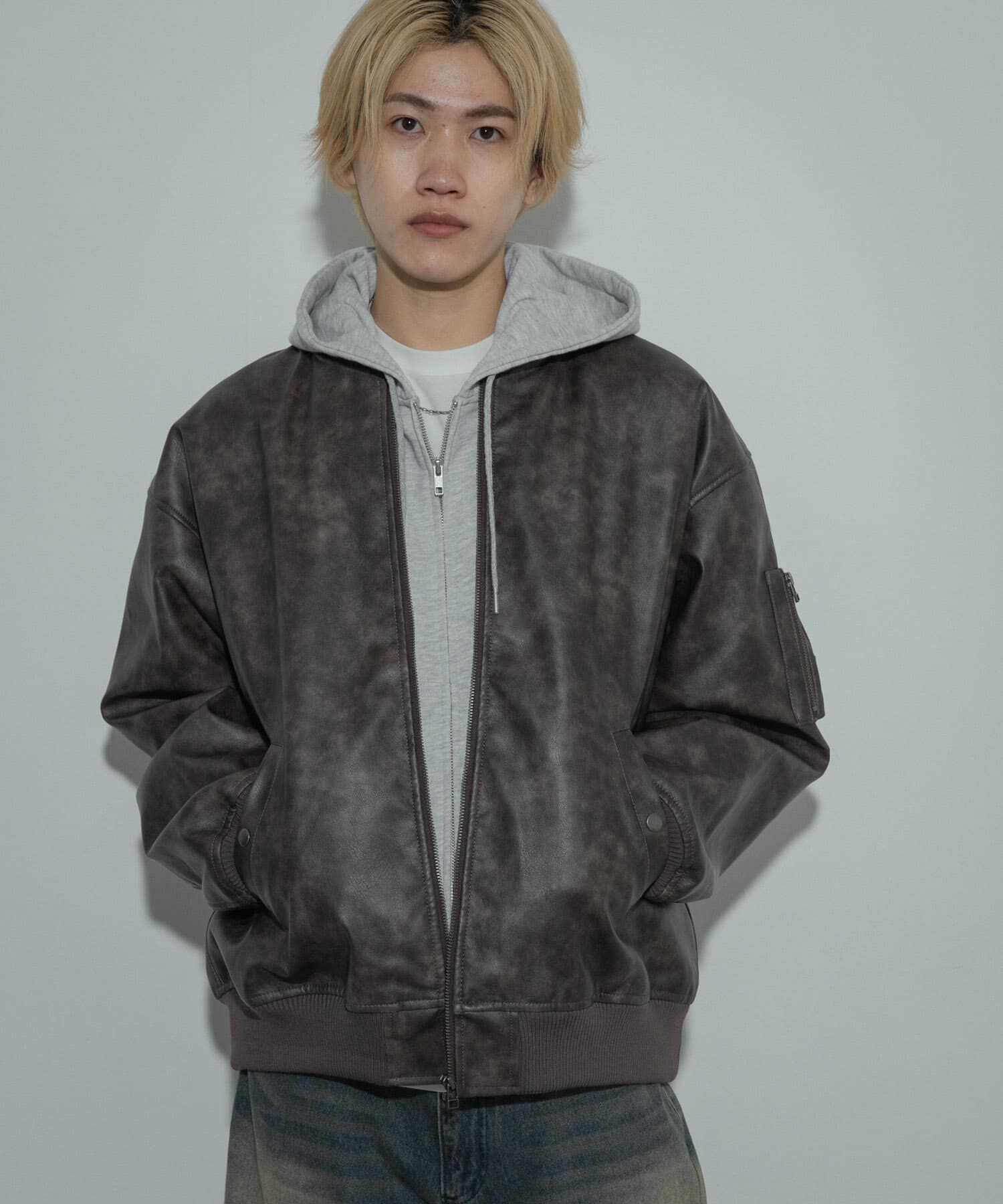 SENSE OF PLACE by URBAN RESEARCH「ヴィンテージライクMA-1」|ブルゾン・スタジャン|