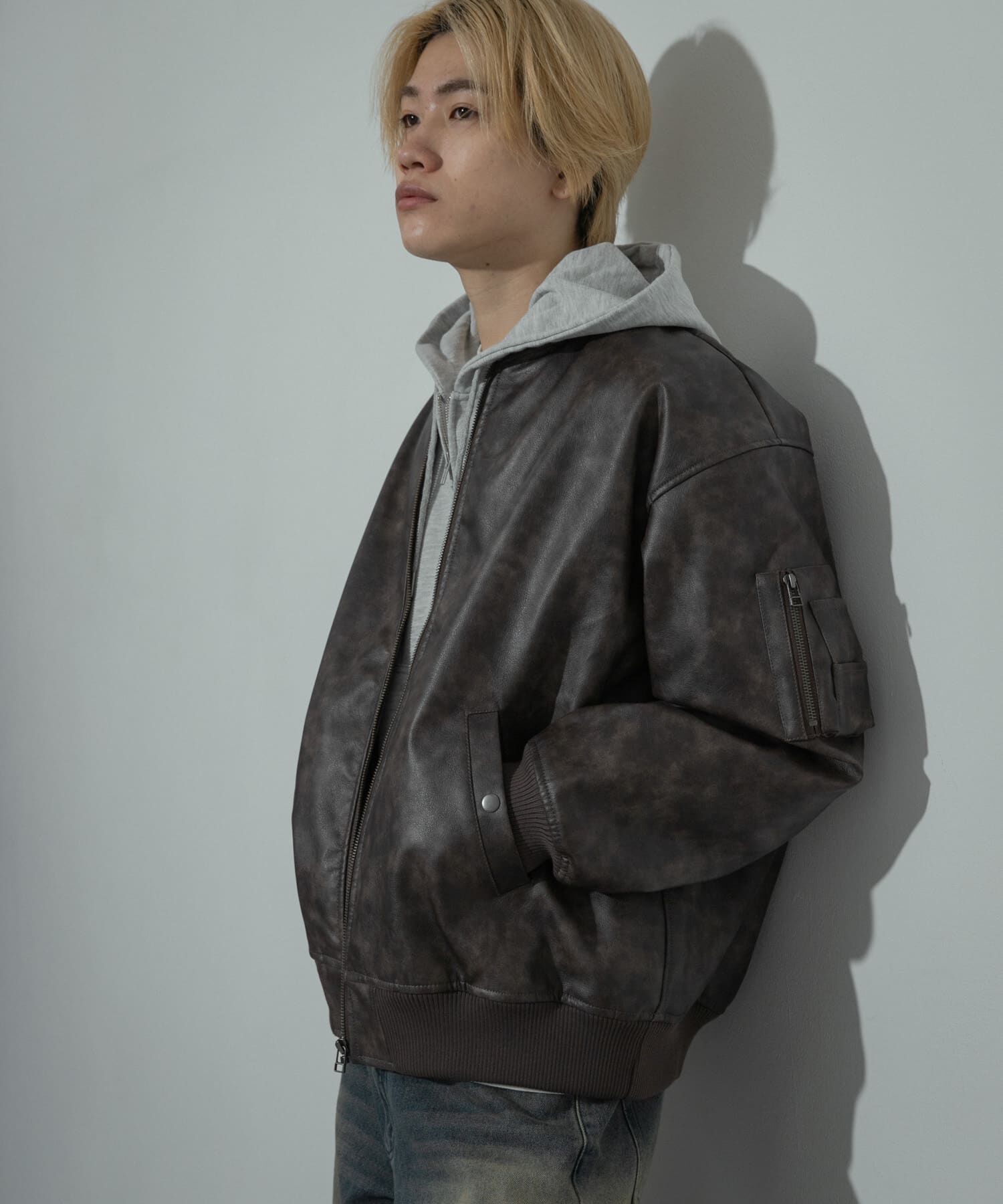 SENSE OF PLACE by URBAN RESEARCH「ヴィンテージライクMA-1」|ブルゾン・スタジャン|