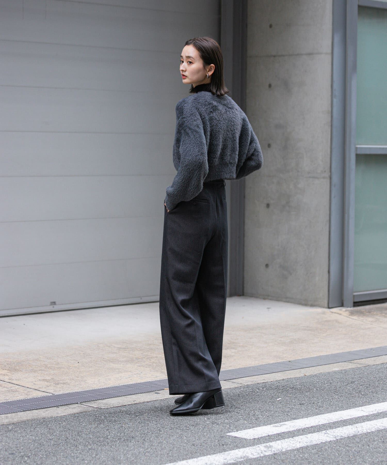 SENSE OF PLACE by URBAN RESEARCH「ラメシャギークロップドカーディガン」|ニット・セーター|