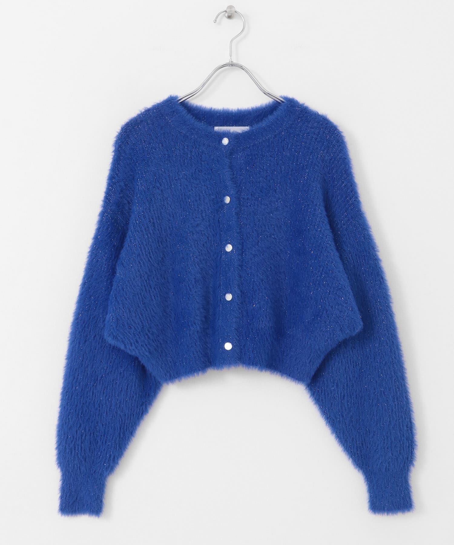 SENSE OF PLACE by URBAN RESEARCH「ラメシャギークロップドカーディガン」|ニット・セーター|