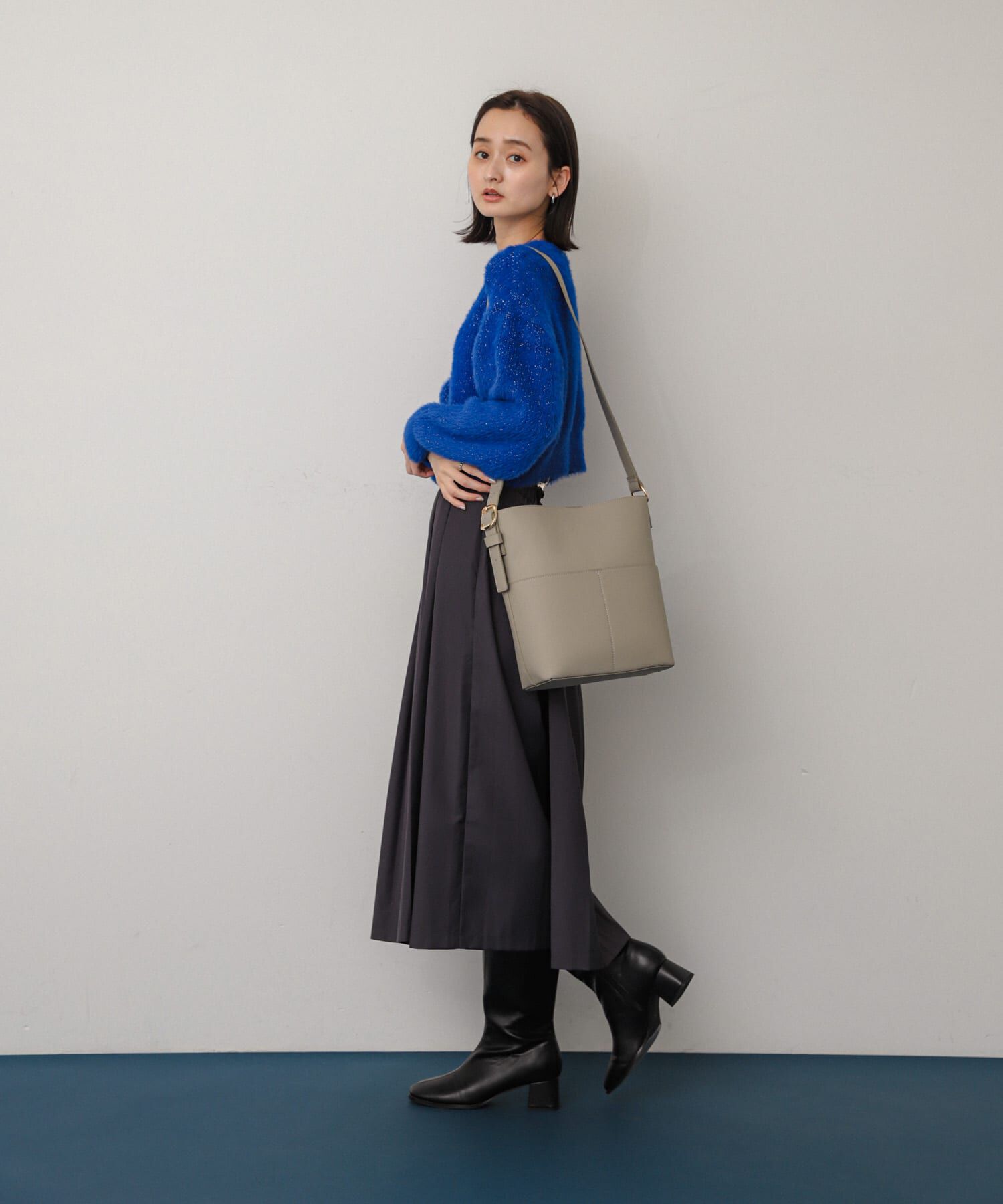 SENSE OF PLACE by URBAN RESEARCH「ラメシャギークロップドカーディガン」|ニット・セーター|