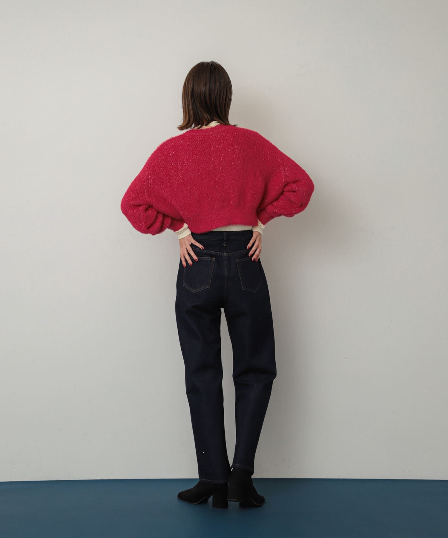 SENSE OF PLACE by URBAN RESEARCH「ラメシャギークロップドカーディガン」|ニット・セーター|