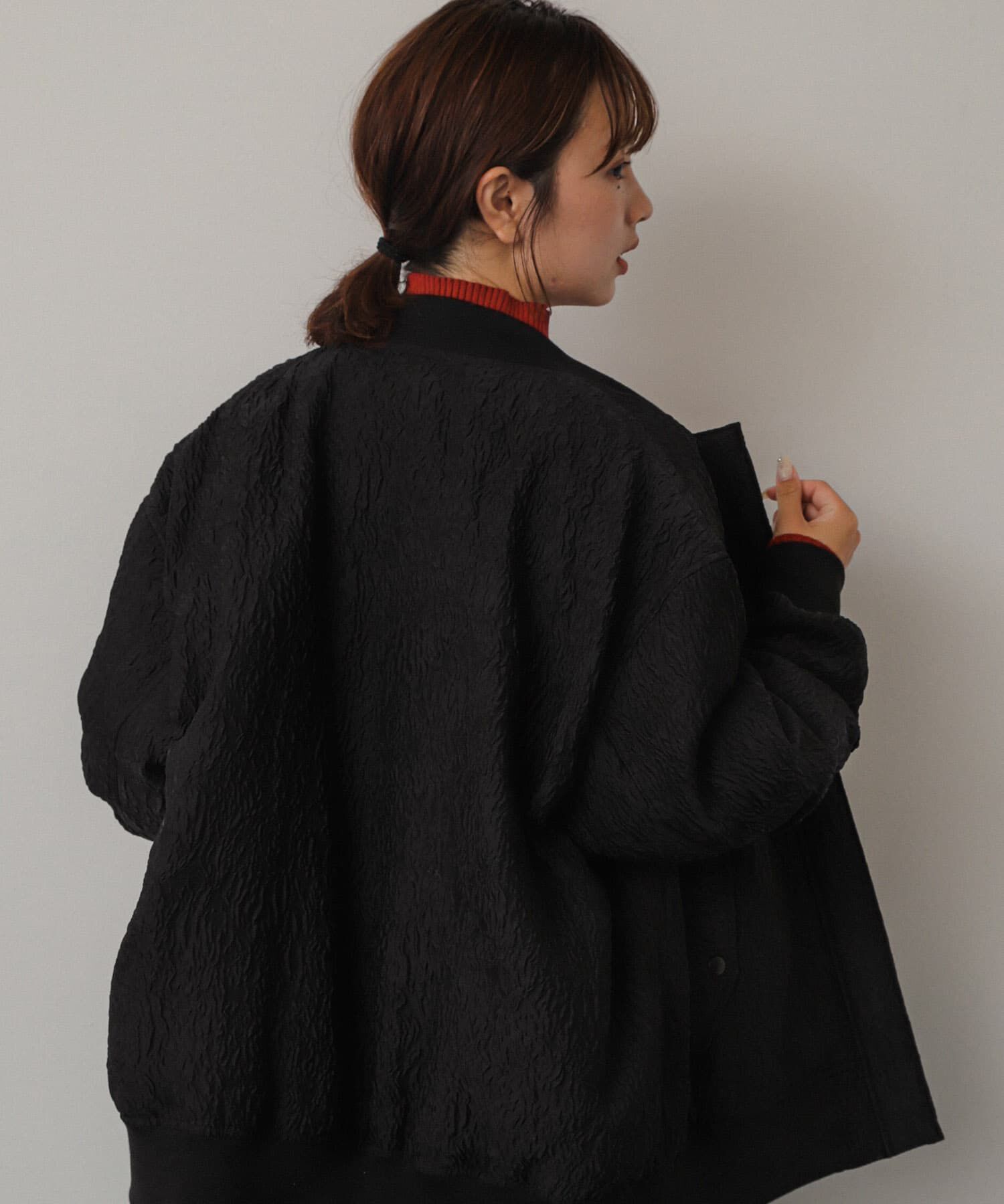 SENSE OF PLACE by URBAN RESEARCH「オーバーサイズMA-1」|ブルゾン・スタジャン|