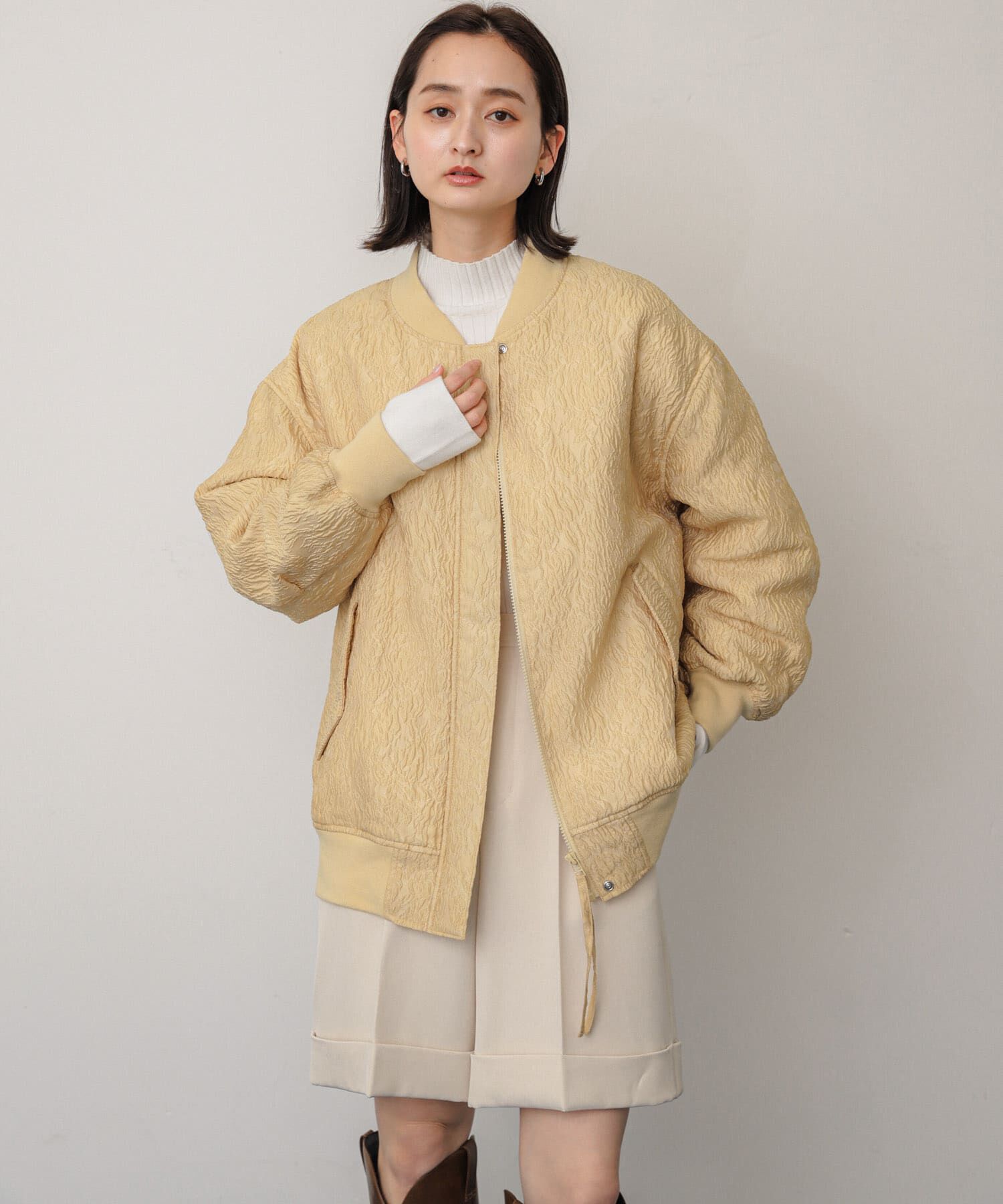 SENSE OF PLACE by URBAN RESEARCH「オーバーサイズMA-1」|ブルゾン・スタジャン|