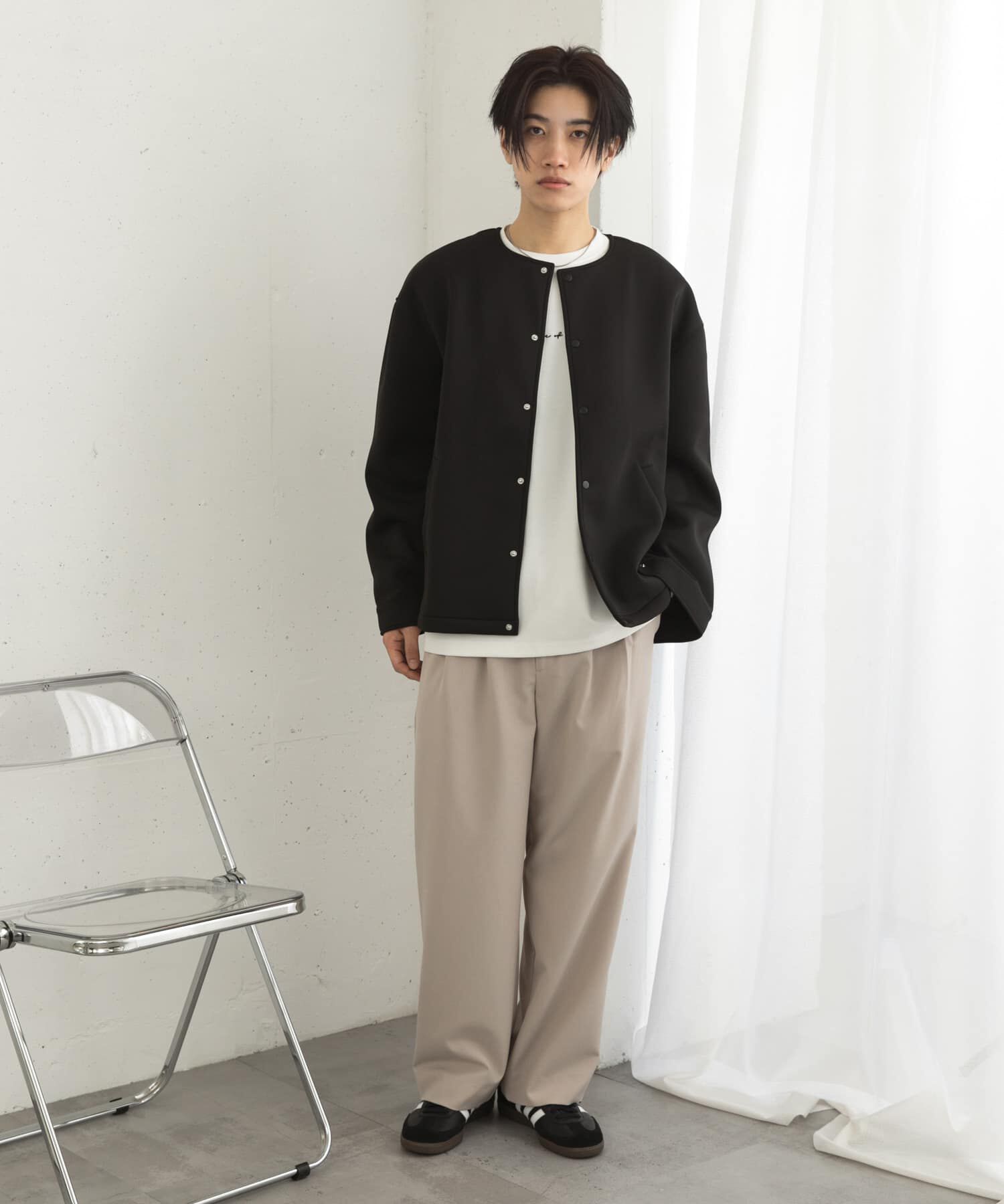 SENSE OF PLACE by URBAN RESEARCH「ポンチクルーネックカーディガン」|カーディガン|