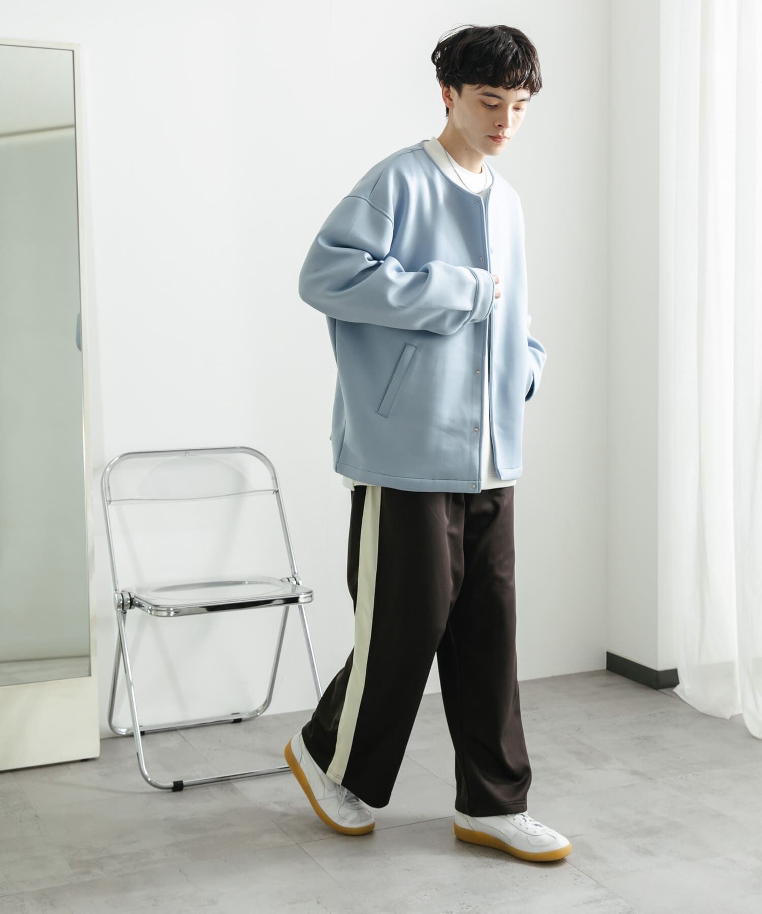 SENSE OF PLACE by URBAN RESEARCH「ポンチクルーネックカーディガン」|カーディガン|