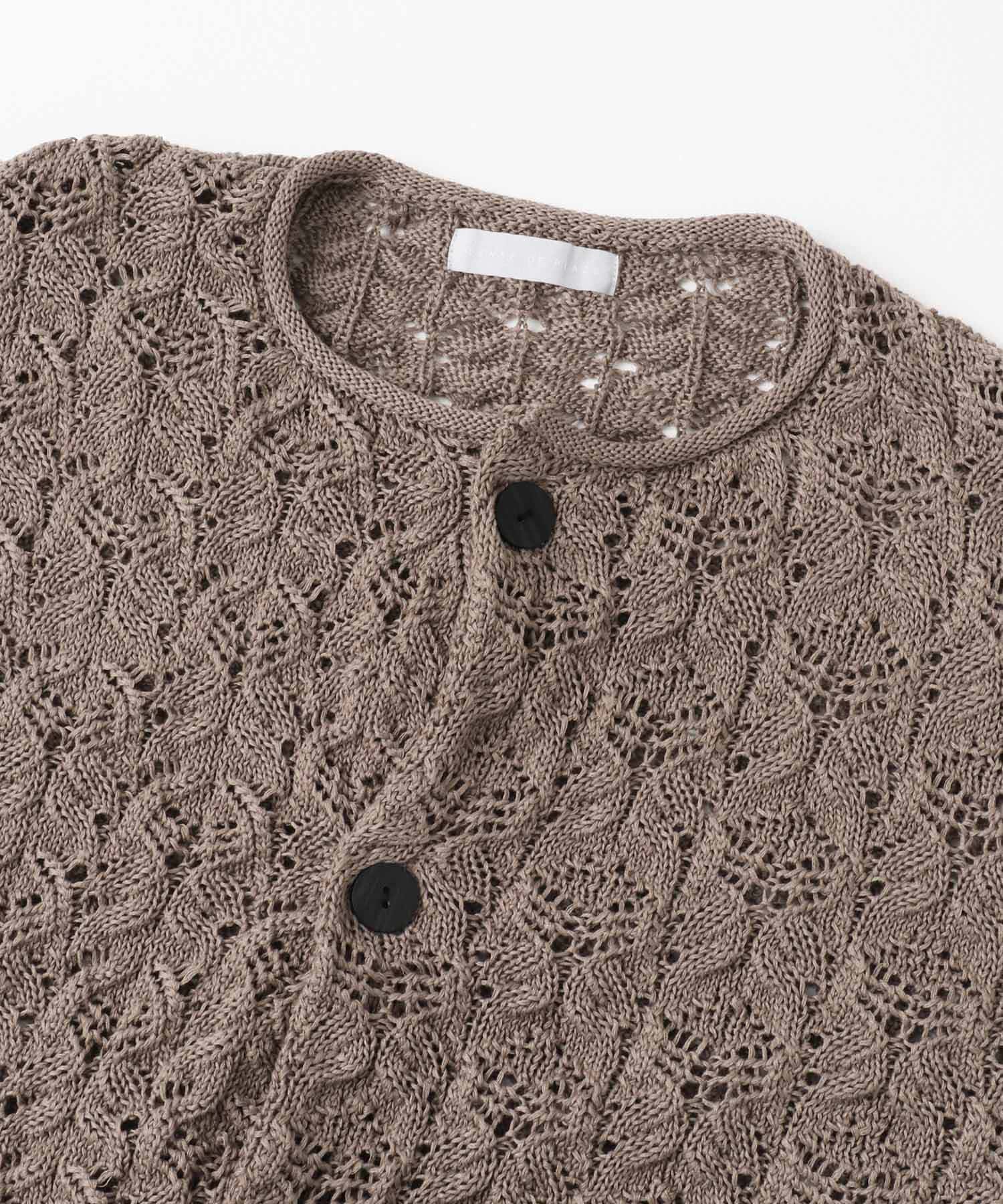 SENSE OF PLACE by URBAN RESEARCH「ケーブルメッシュクルーネックカーディガン」|カーディガン|