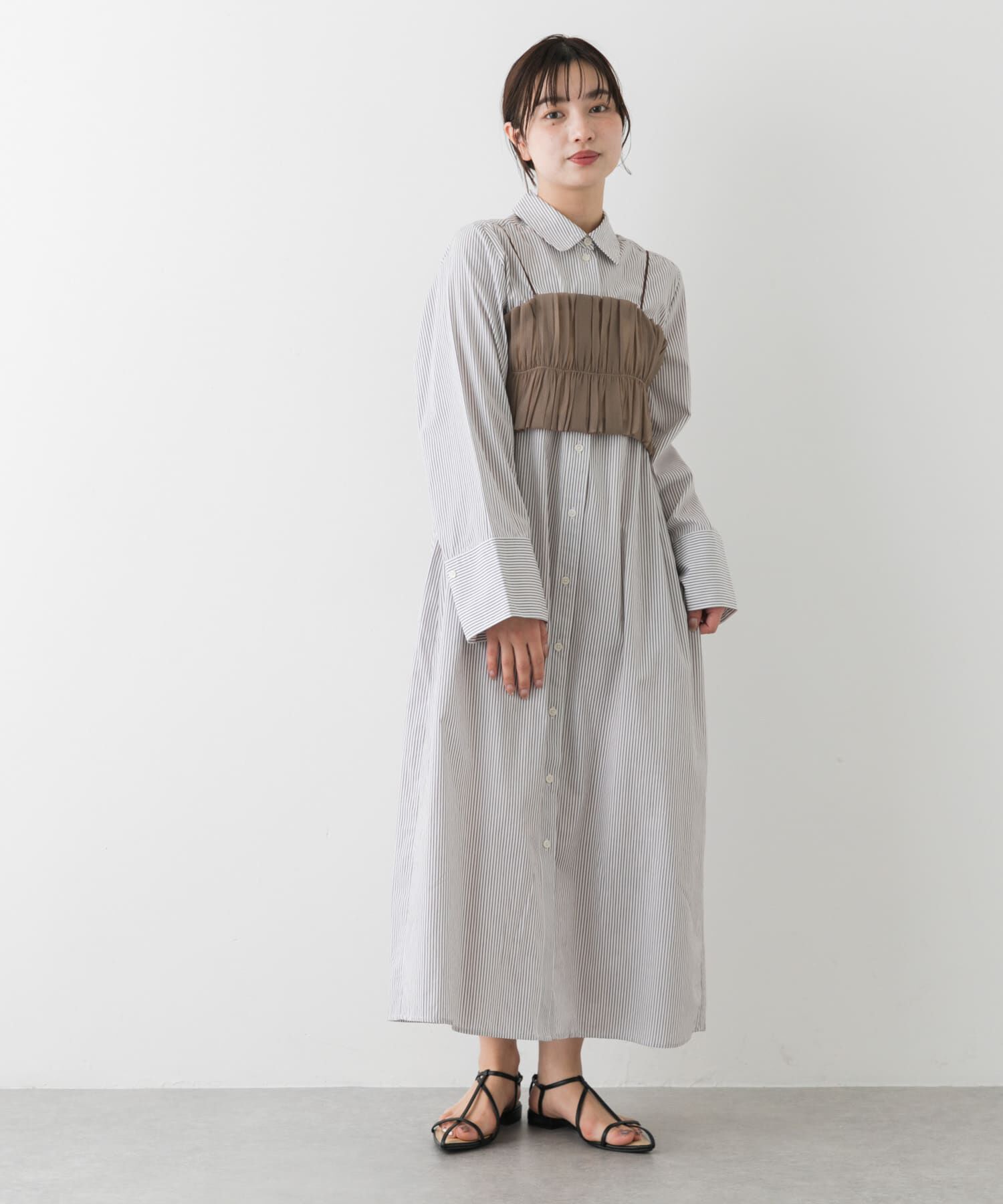 SENSE OF PLACE by URBAN RESEARCH「ビスチェセットワンピース」|ワンピース|