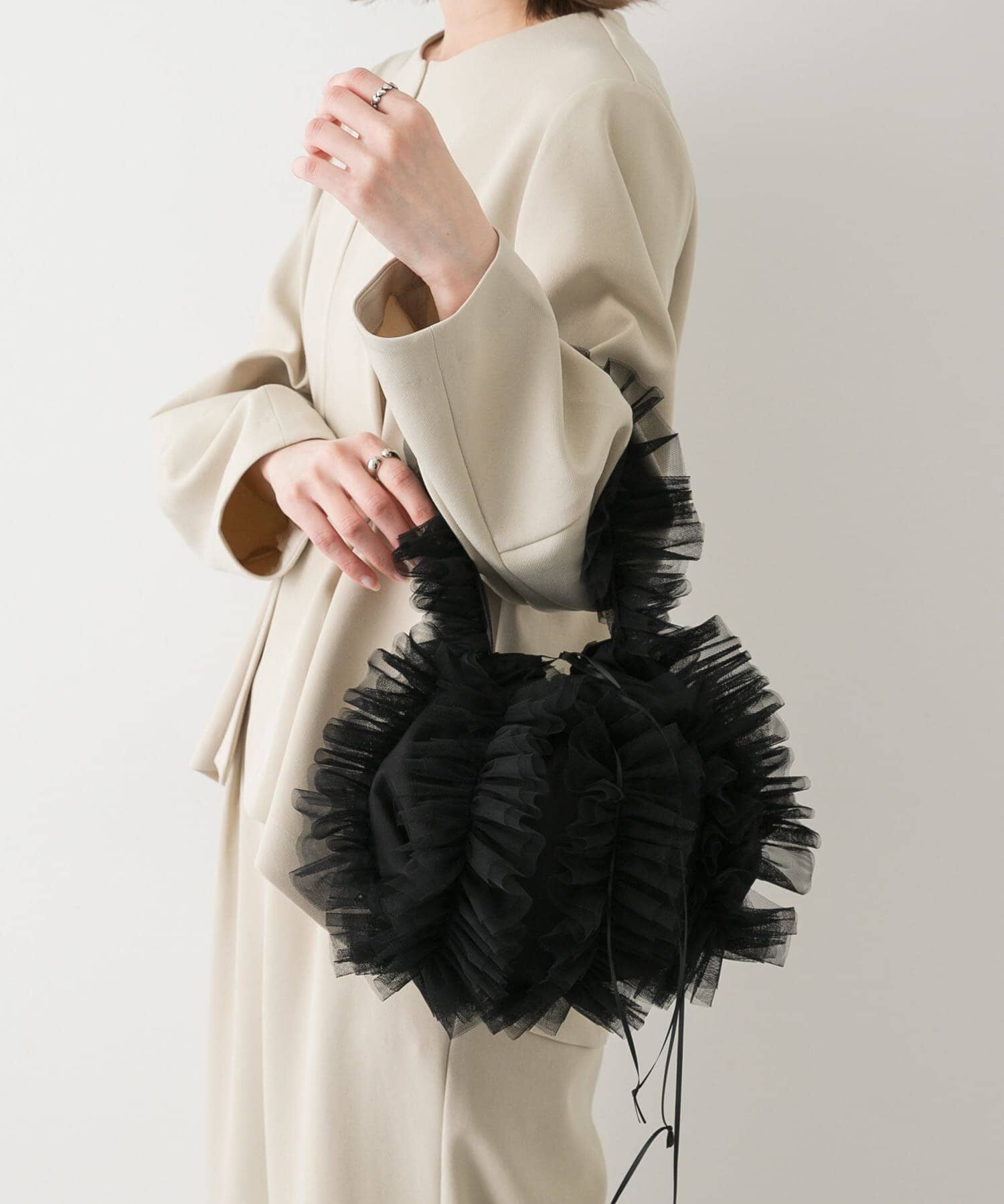 SENSE OF PLACE by URBAN RESEARCH「チュールハンドバッグ」|ハンドバッグ|