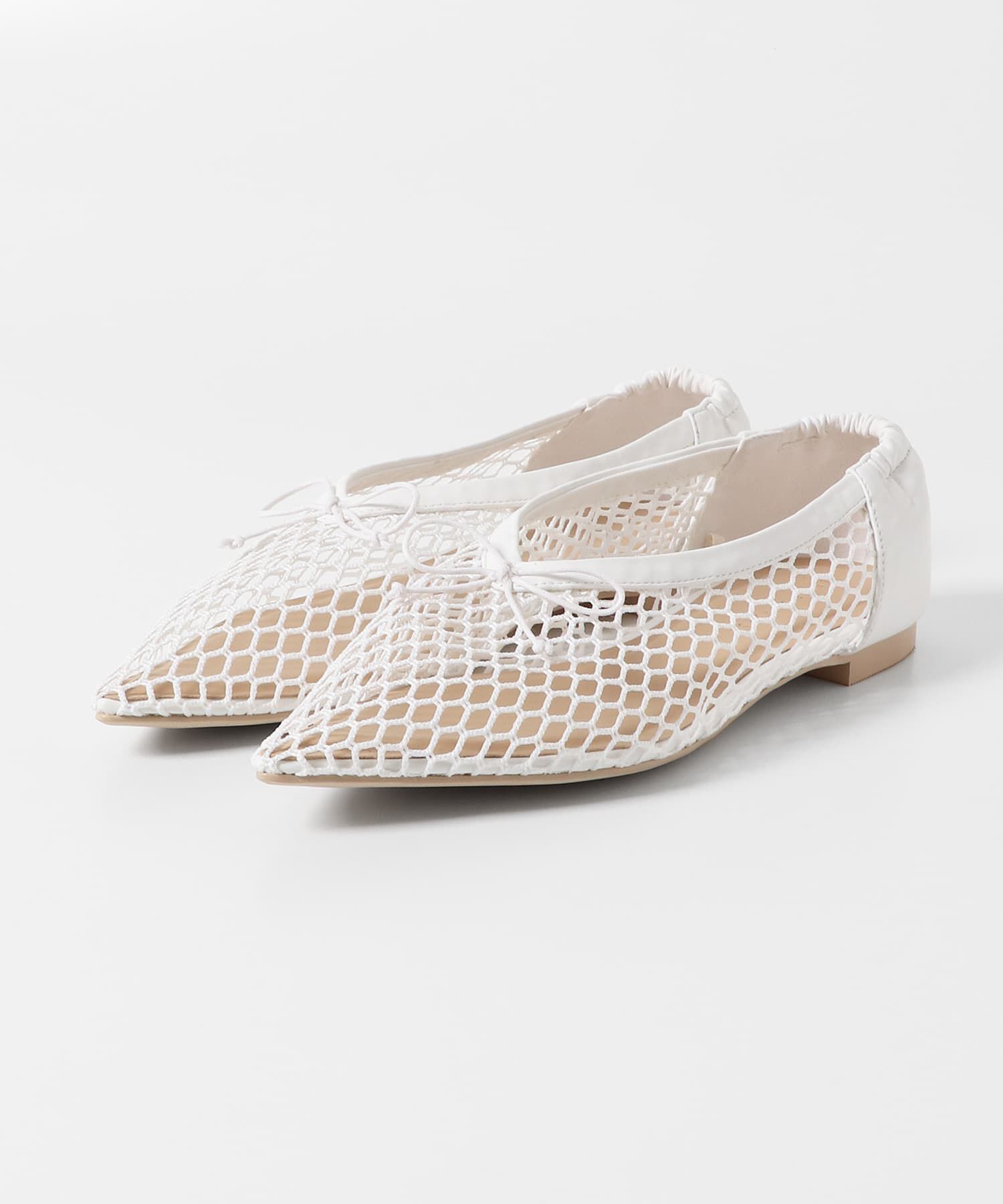 SENSE OF PLACE by URBAN RESEARCH「メッシュポインテッドシューズ」|バレエシューズ|