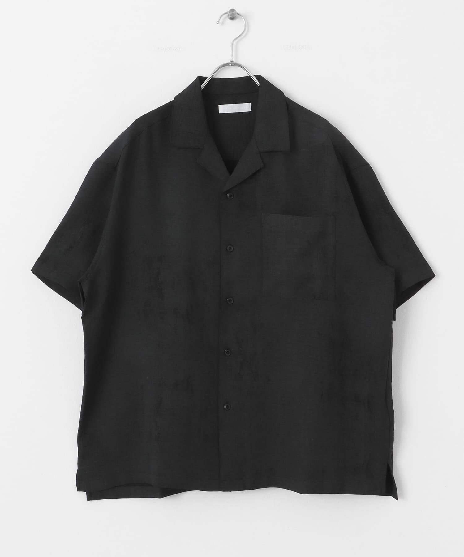 SENSE OF PLACE by URBAN RESEARCH「マーブルオープンカラーショートスリーブシャツ」|シャツ・ブラウス|