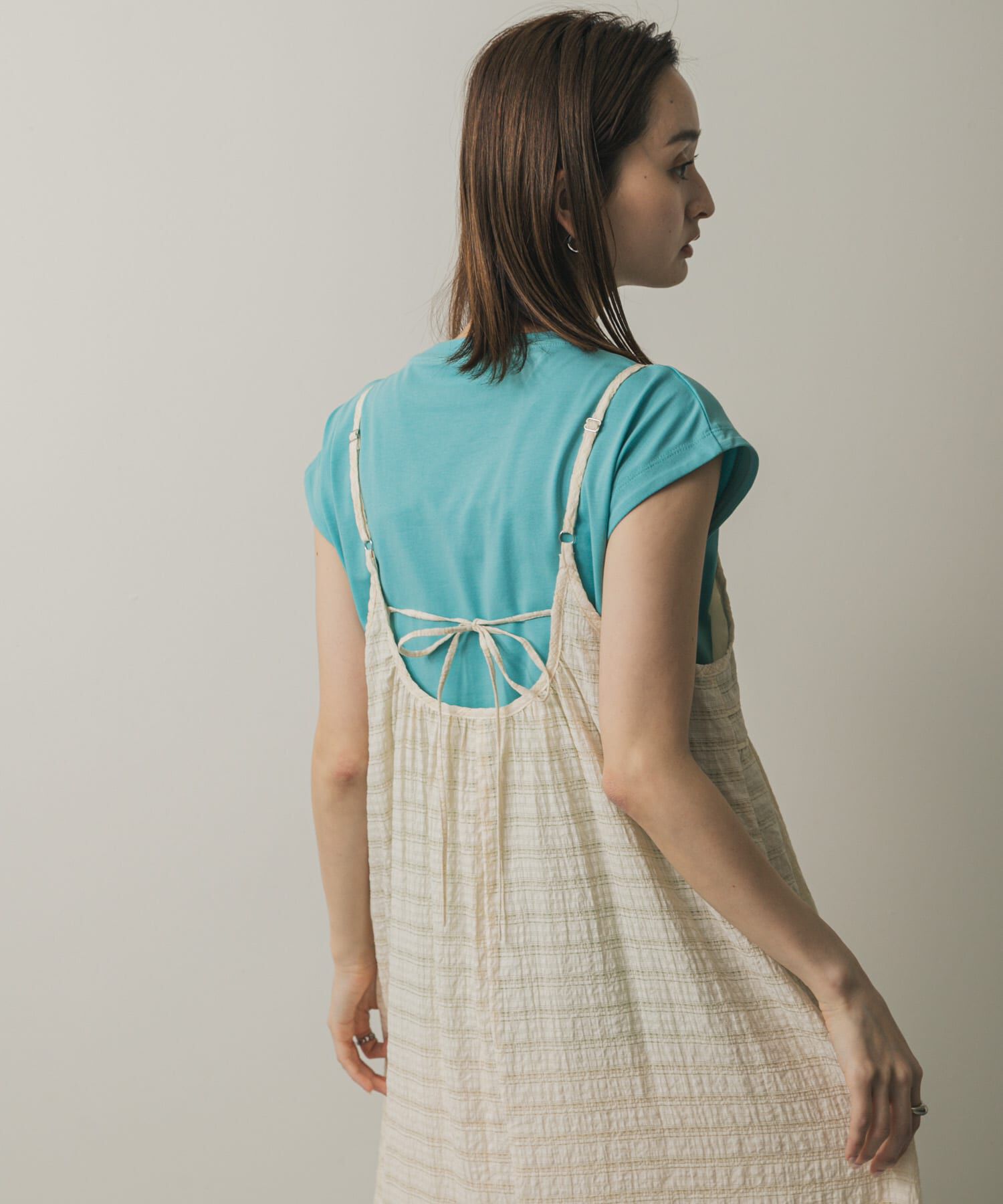 SENSE OF PLACE by URBAN RESEARCH「『UR TECH ひやサラクール』 クールタッチフレンチスリーブTシャツ」|Tシャツ・カットソー|