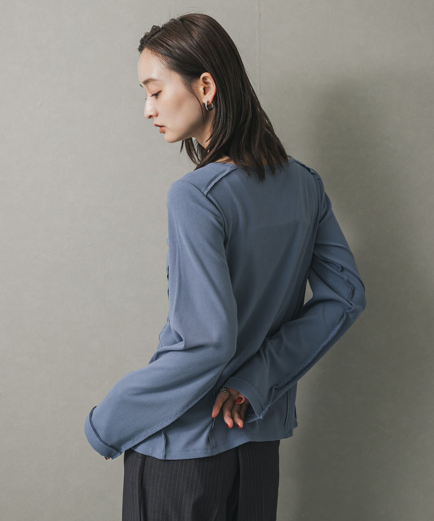 SENSE OF PLACE by URBAN RESEARCH「パネルリブカットカーディガン」|カーディガン|