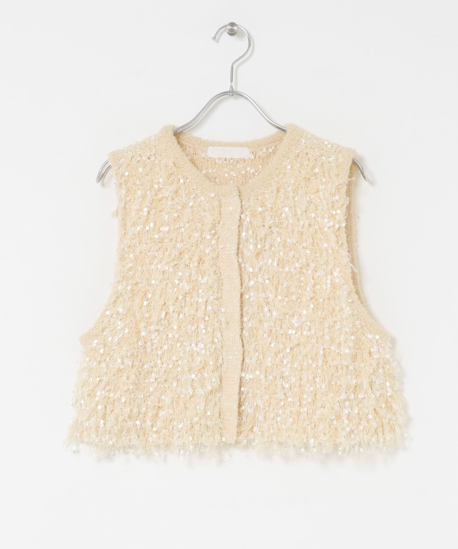 SENSE OF PLACE by URBAN RESEARCH「ブラシヤーンループベスト」|ベスト・ジレ|