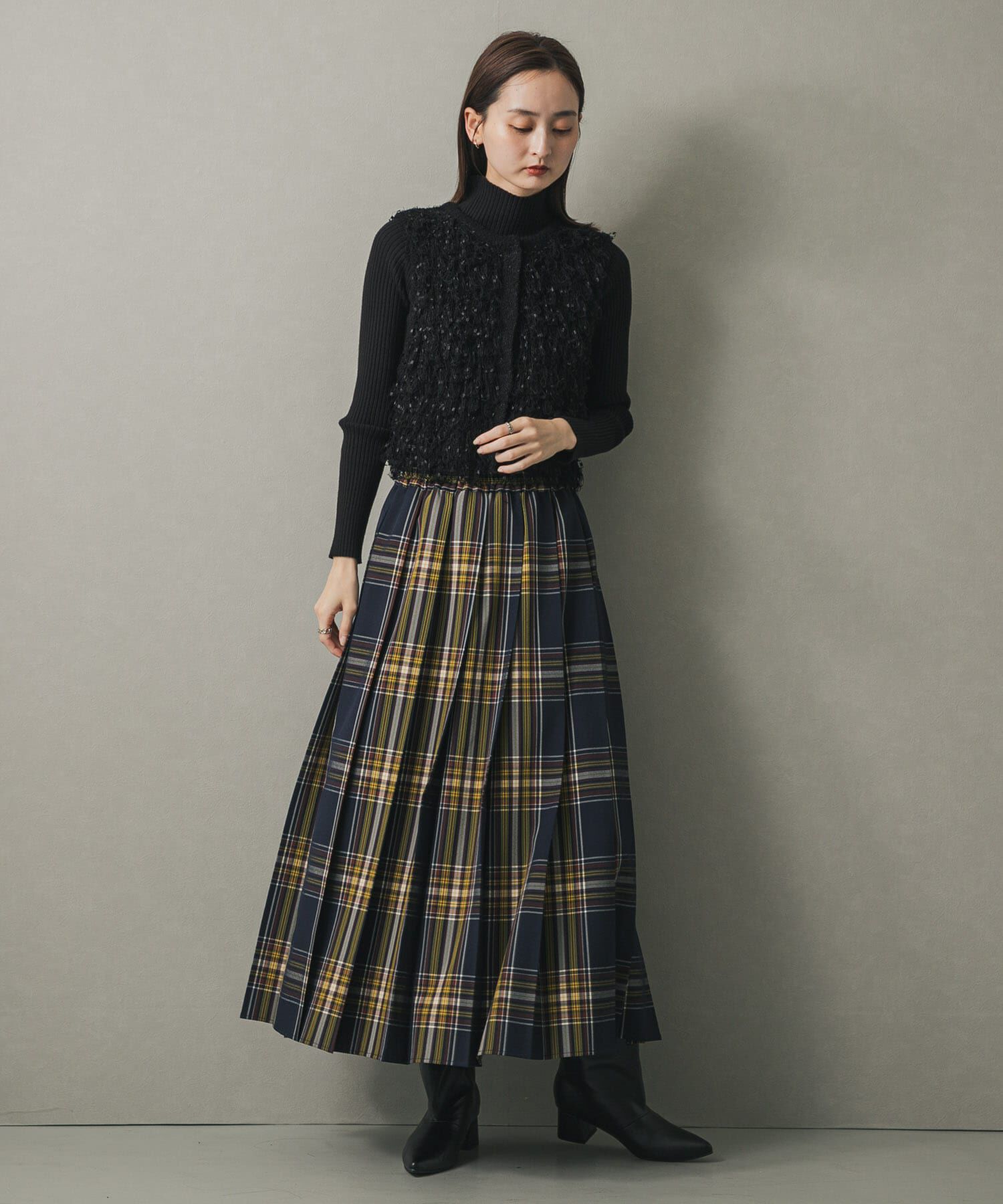 SENSE OF PLACE by URBAN RESEARCH「ブラシヤーンループベスト」|ベスト・ジレ|