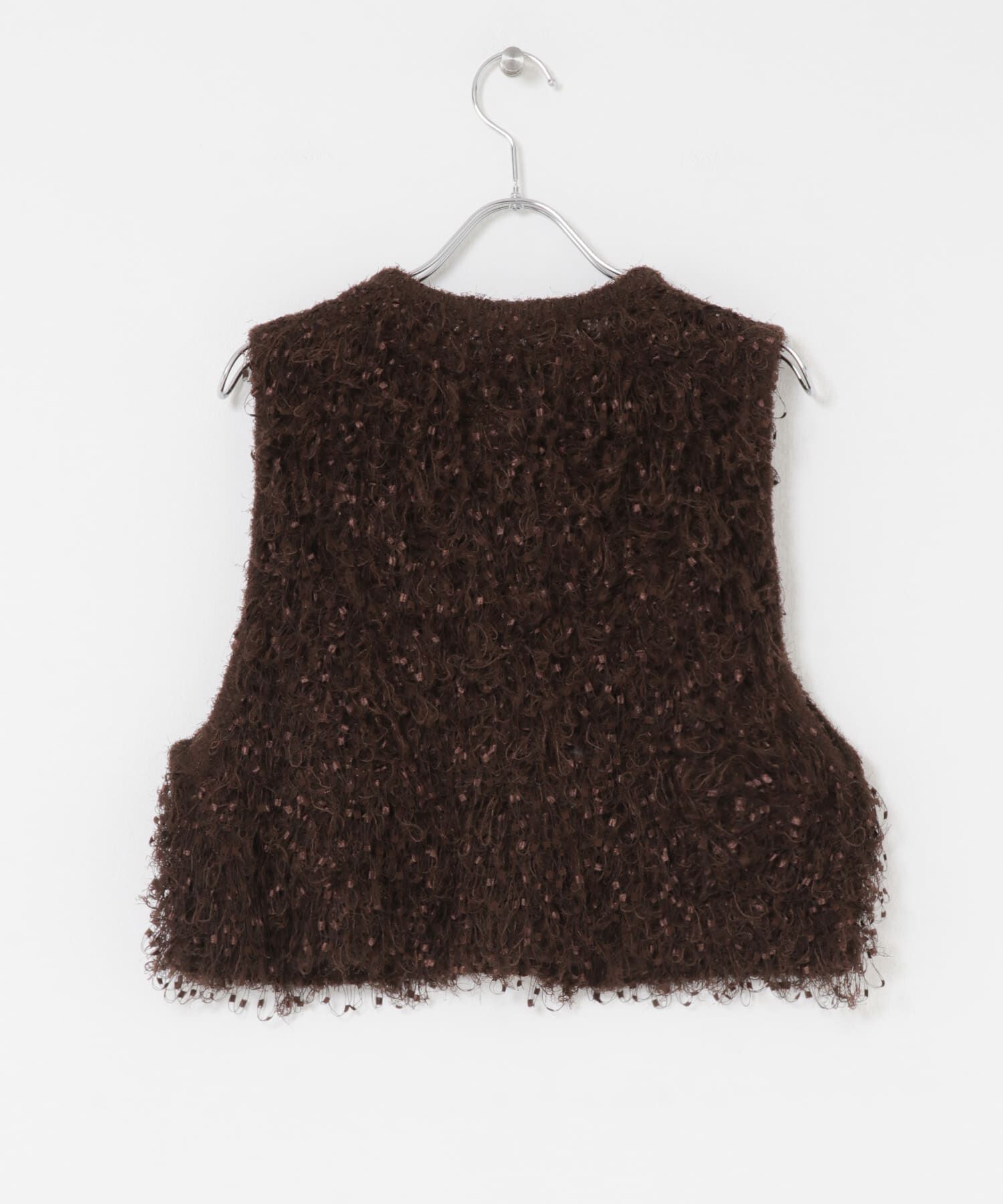 SENSE OF PLACE by URBAN RESEARCH「ブラシヤーンループベスト」|ベスト・ジレ|