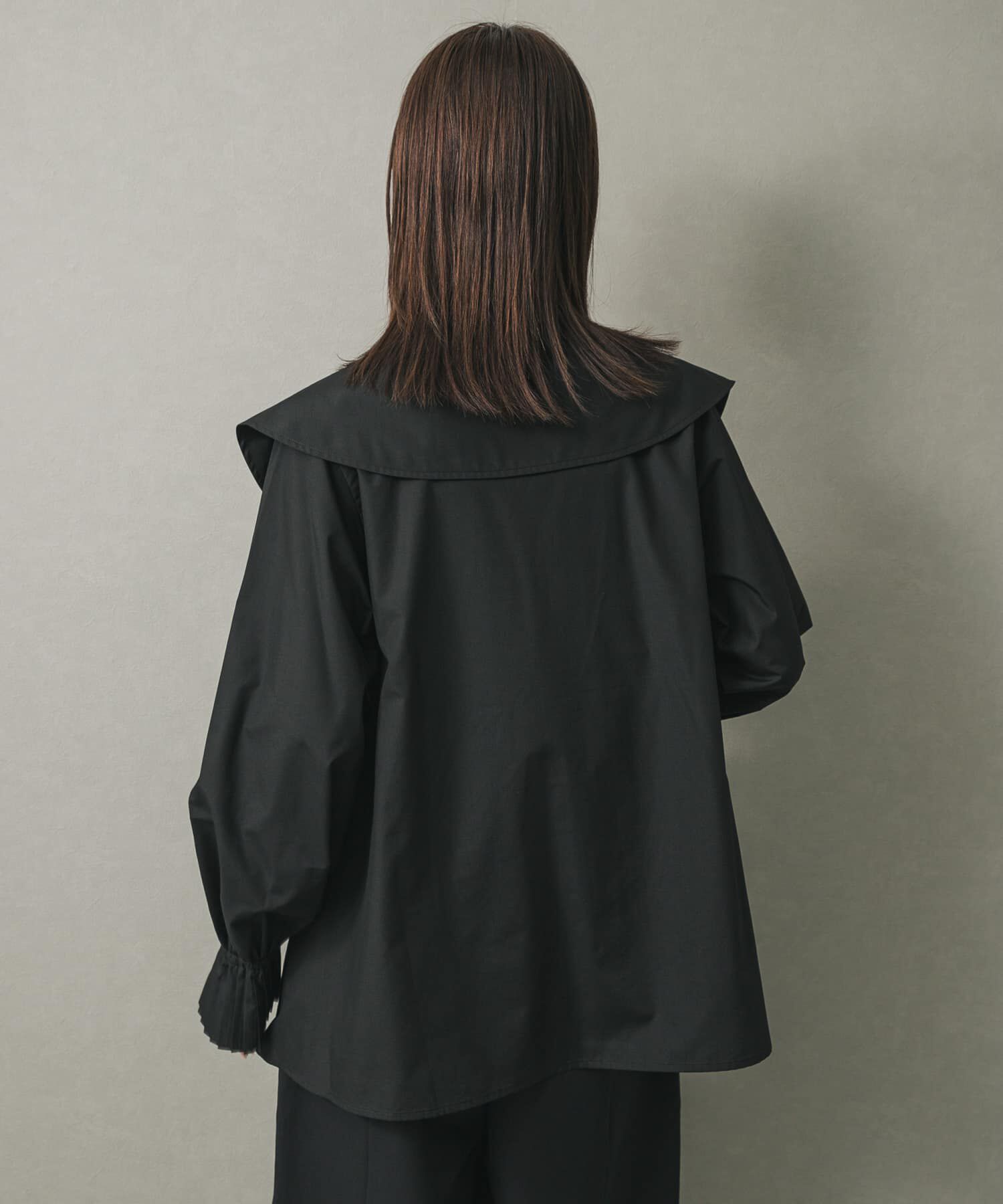 SENSE OF PLACE by URBAN RESEARCH「ビッグカラーカフスプリーツブラウス」|シャツ・ブラウス|