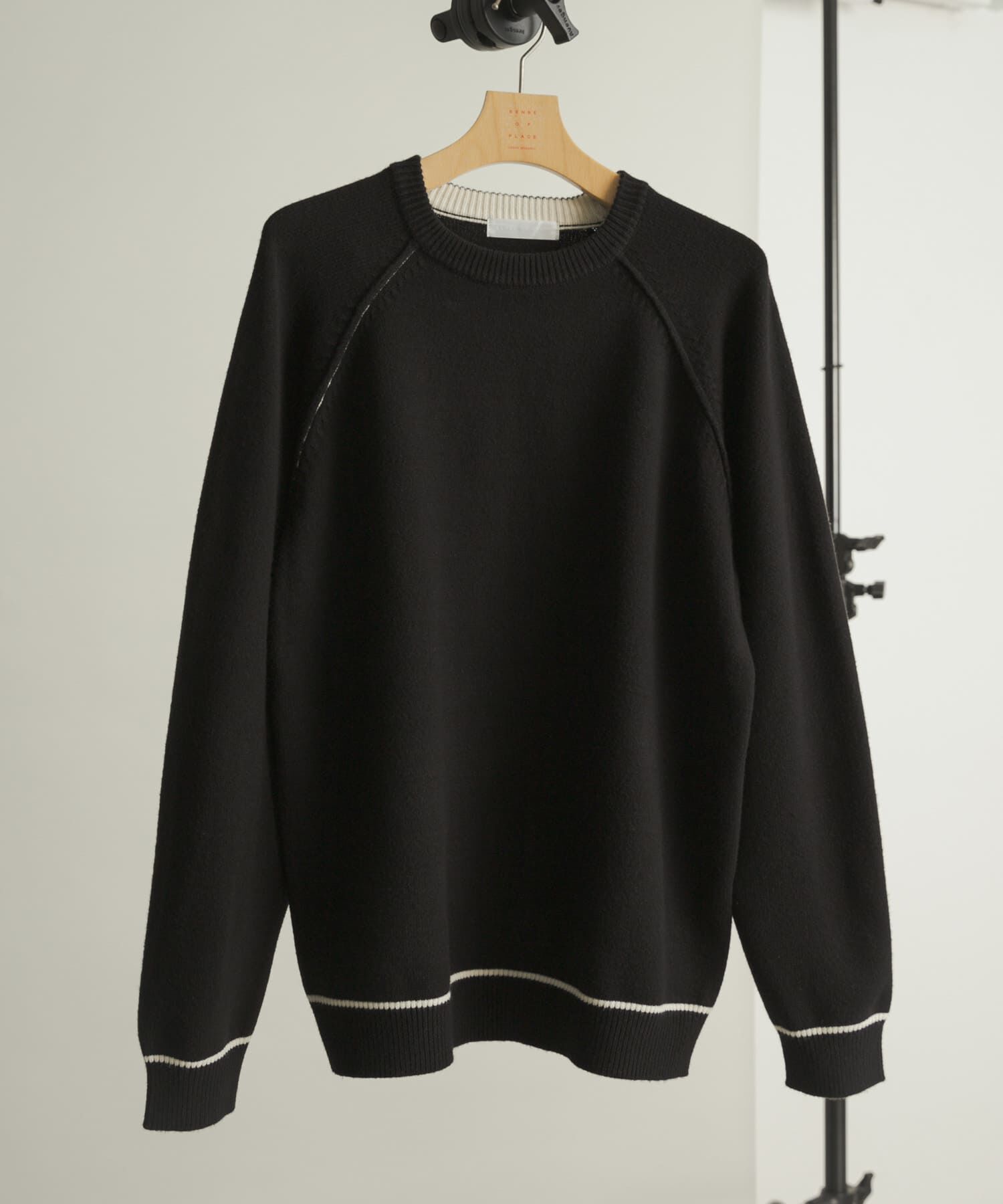 SENSE OF PLACE by URBAN RESEARCH「『一部WEB限定ｶﾗｰ』『洗濯可/毛玉防止』ｽﾄﾚｯﾁﾊｲｼｮｸﾗｲﾝﾆ」|ニット・セーター|