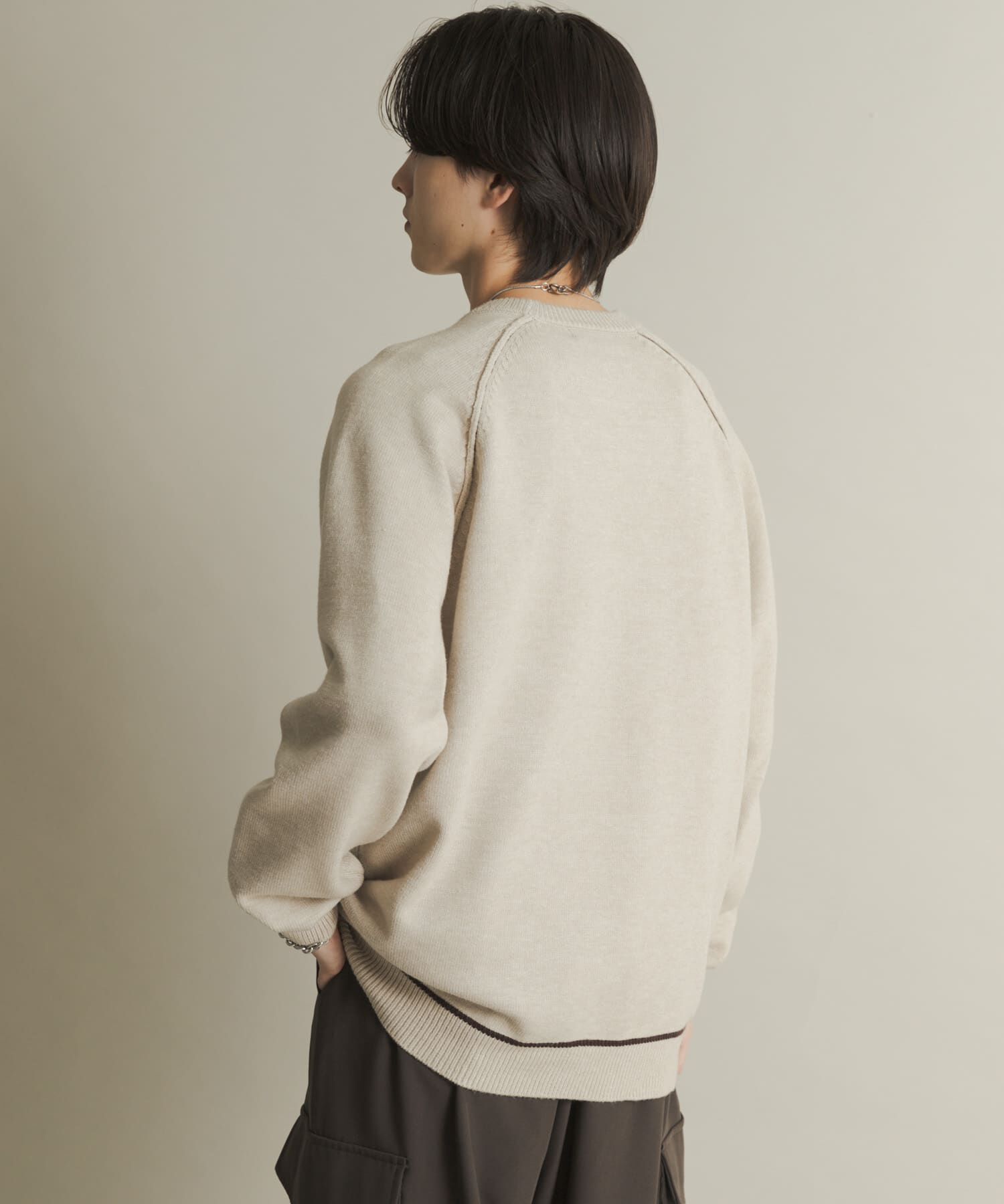 SENSE OF PLACE by URBAN RESEARCH「『一部WEB限定ｶﾗｰ』『洗濯可/毛玉防止』ｽﾄﾚｯﾁﾊｲｼｮｸﾗｲﾝﾆ」|ニット・セーター|