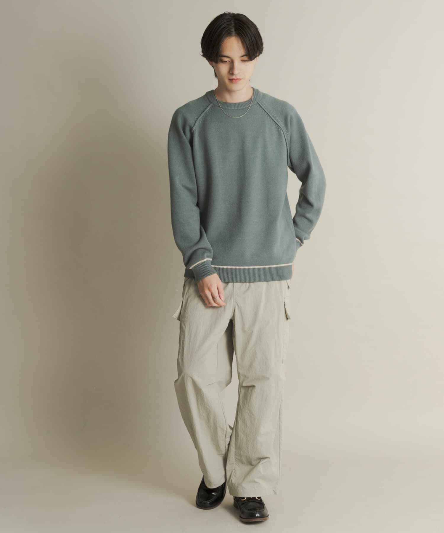 SENSE OF PLACE by URBAN RESEARCH「『一部WEB限定ｶﾗｰ』『洗濯可/毛玉防止』ｽﾄﾚｯﾁﾊｲｼｮｸﾗｲﾝﾆ」|ニット・セーター|