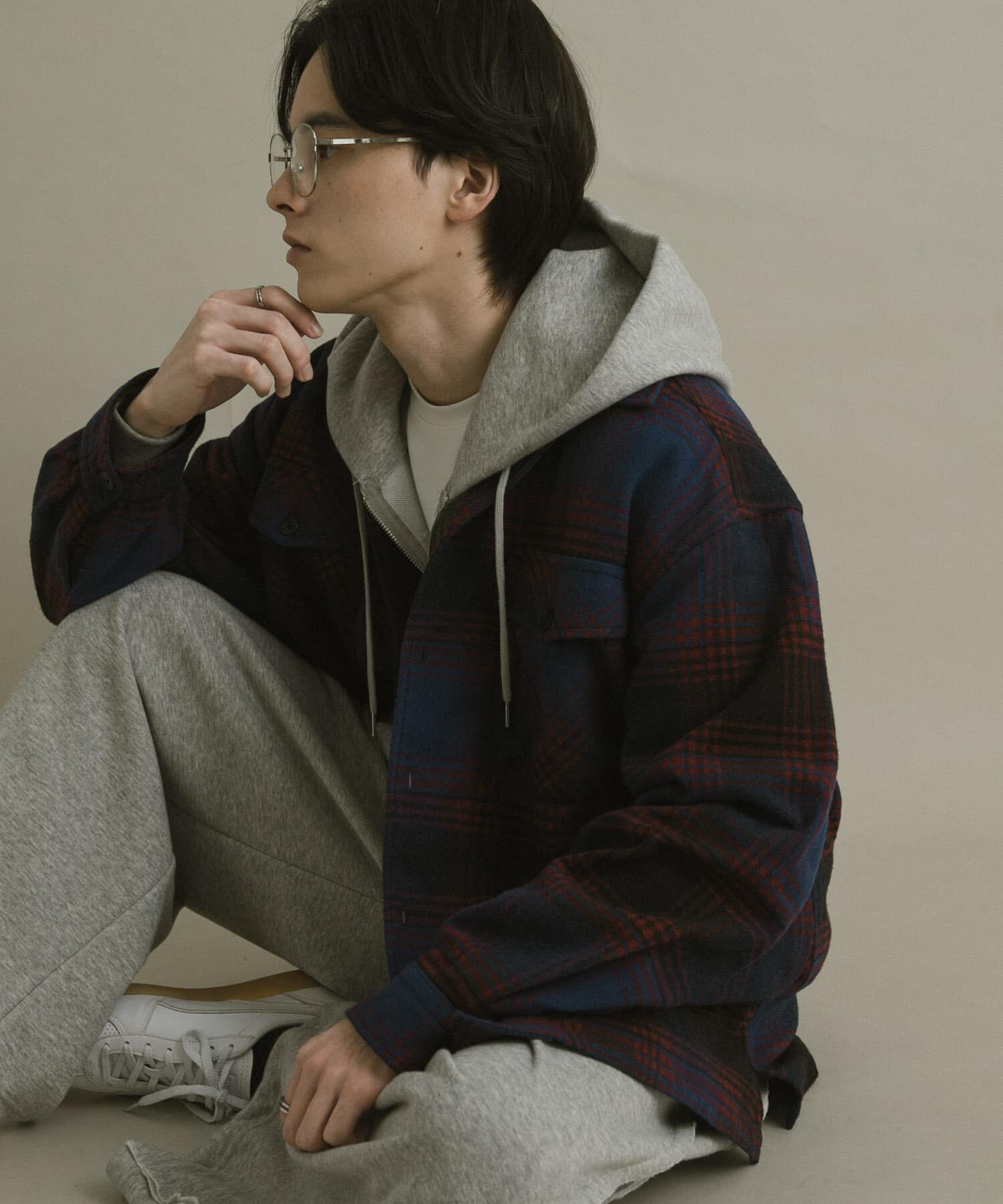 SENSE OF PLACE by URBAN RESEARCH「ブラッシュドヘビーネルチェックシャツ」|シャツ・ブラウス|