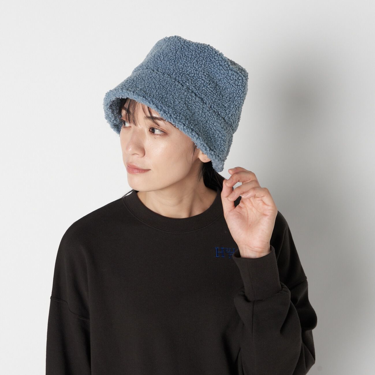  「VAN PALMA FAUX SHEARLING BUCKET HAT」|ハット|