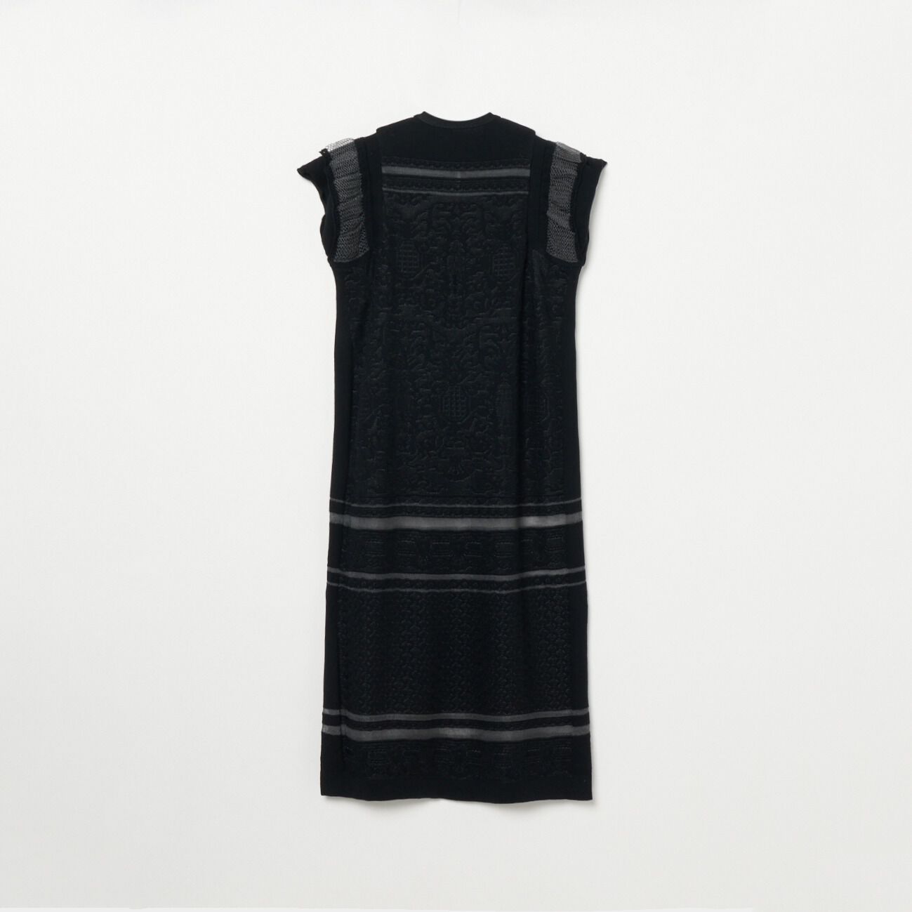  「boussole LACE JACQUARD 2WAY DRESS」|ワンピース|