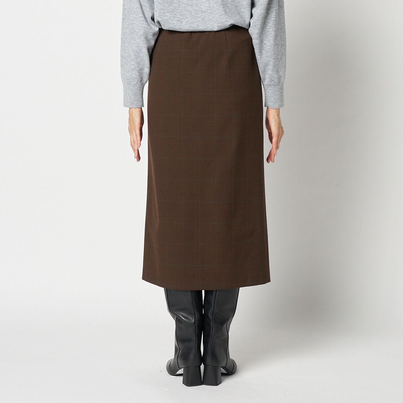 HELIOPOLE「HELIOPOLE CHECK I LINE SKIRT」|スカート|