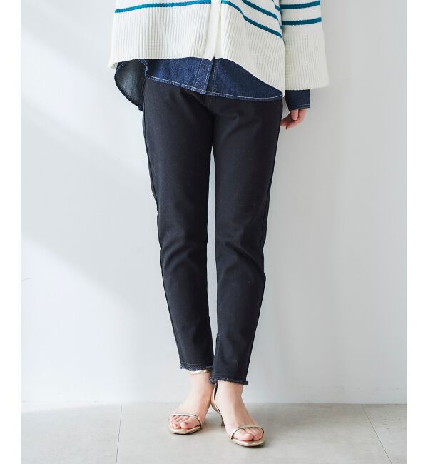  「2WAYストレッチデニムスリムパンツ」|デニム|