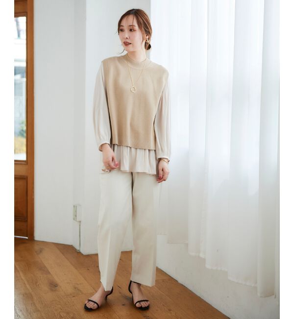 le.coeur blanc「シェルタリングセンタープレスパンツ」|その他|