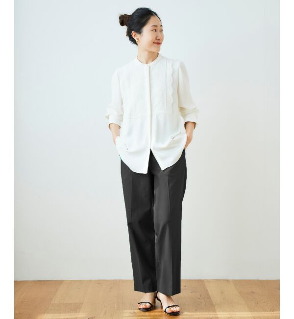 le.coeur blanc「シェルタリングセンタープレスパンツ」|その他|